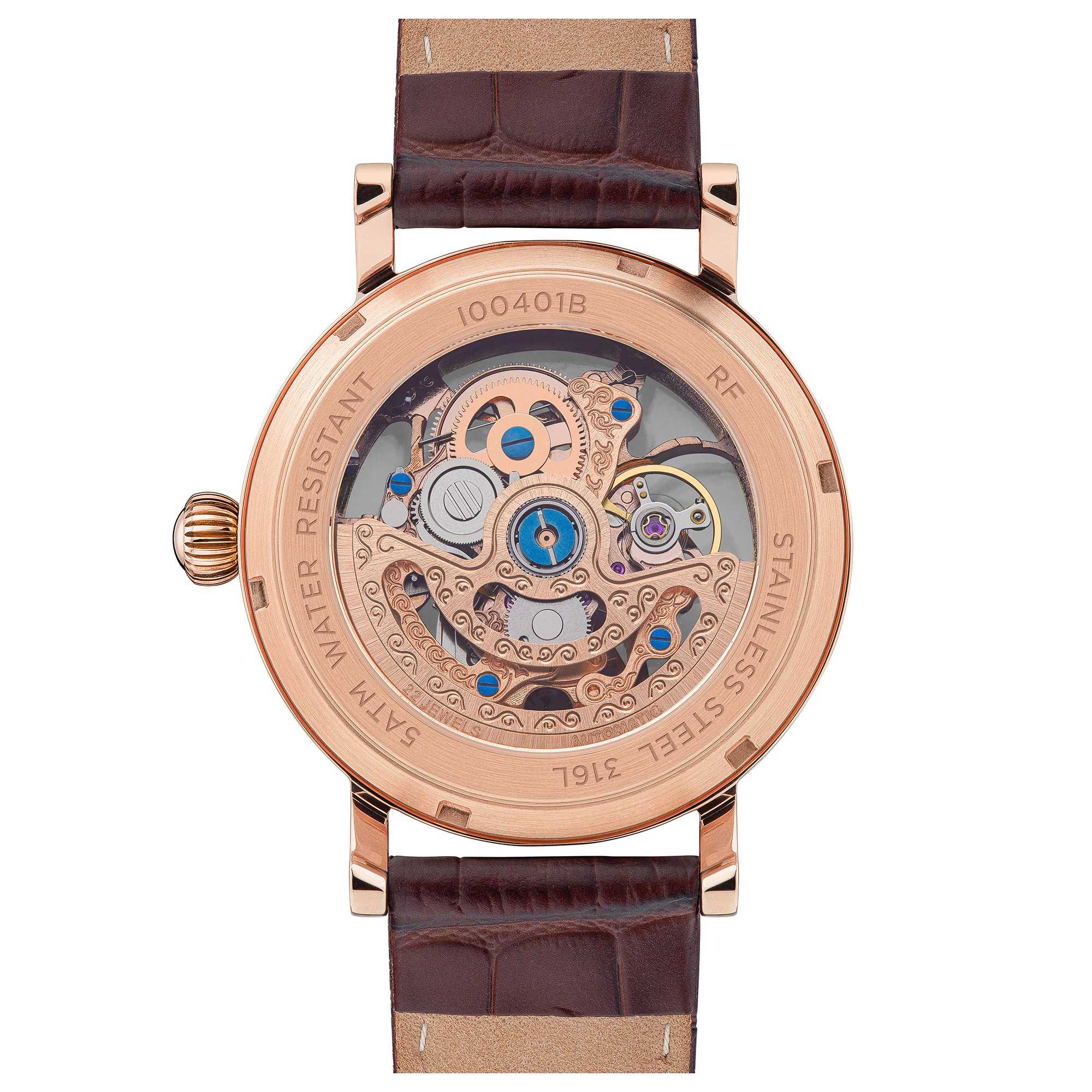 Ingersoll Automatikuhr »The Herald« Armbanduhr, Herrenuhr, Mechanische Uhr, Lederarmband, analog