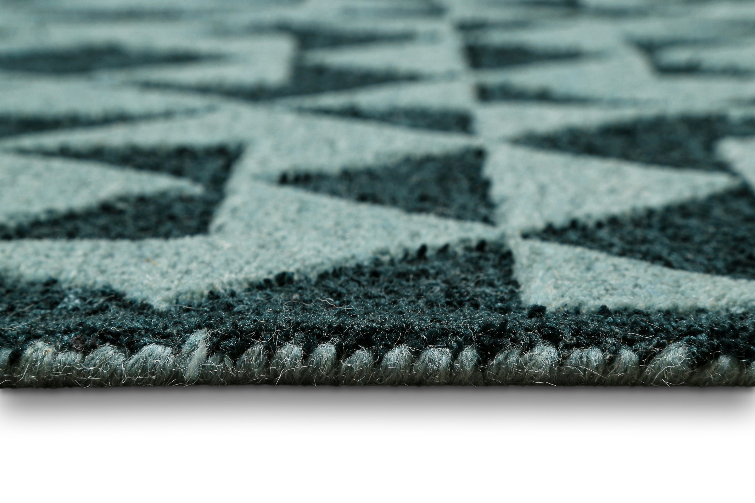 Wecon home Teppich »Downtown« rechteckig 10 mm Höhe handgefertigt, pflegeleicht, Fasermix, Wohnzimmer, Schlafzimmer