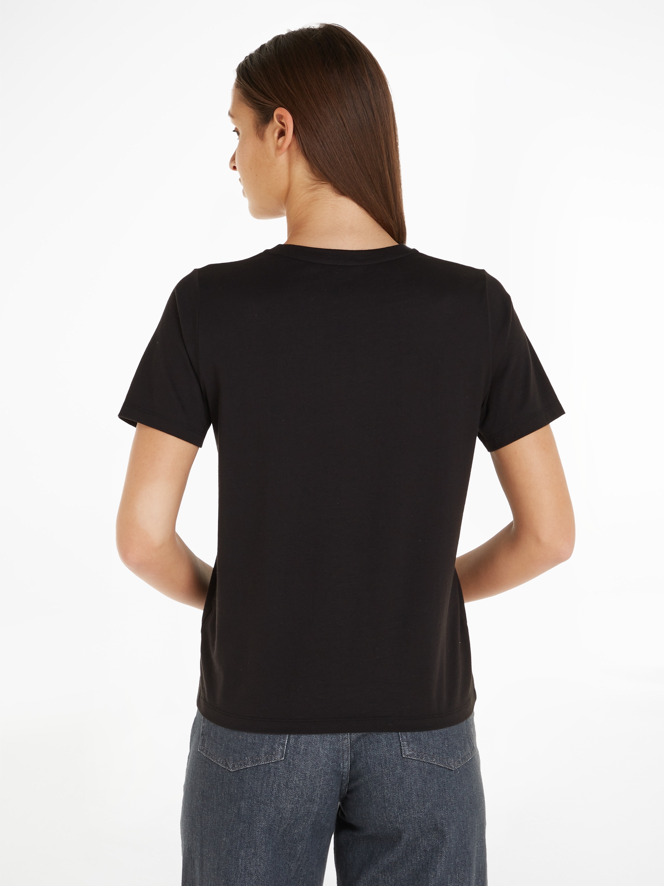 Calvin Klein T-Shirt »MICRO LOGO T-SHIRT«, aus reiner Baumwolle