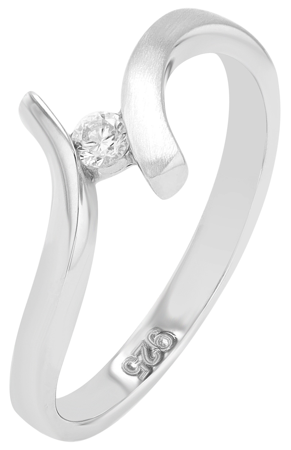 Adelia´s Fingerring »Damen Ring aus 925 Silber mit Zirkonia«