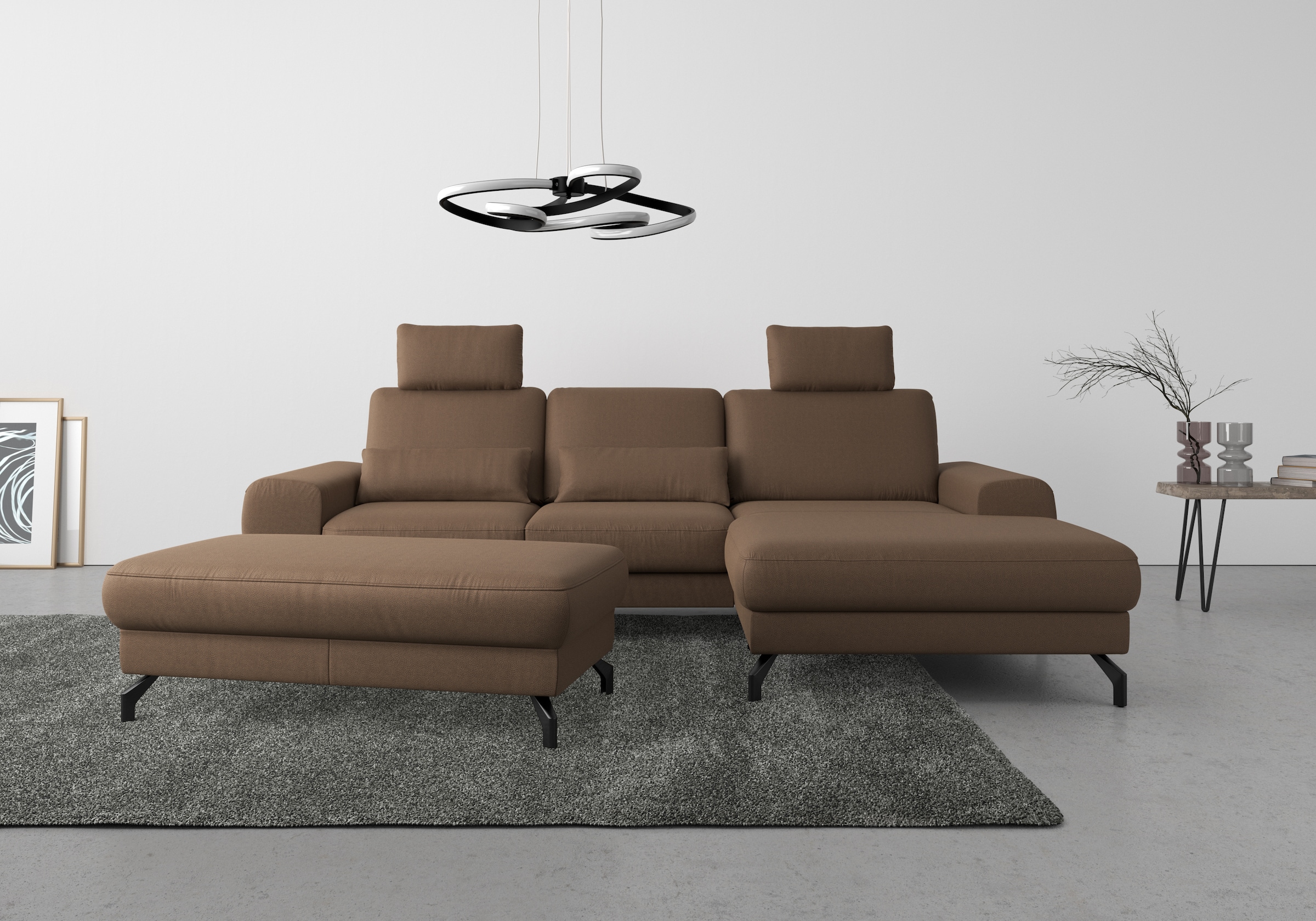 sit&more Hockerbank »Cinturo«, mit Federkern, Sitzhöhe 45 cm