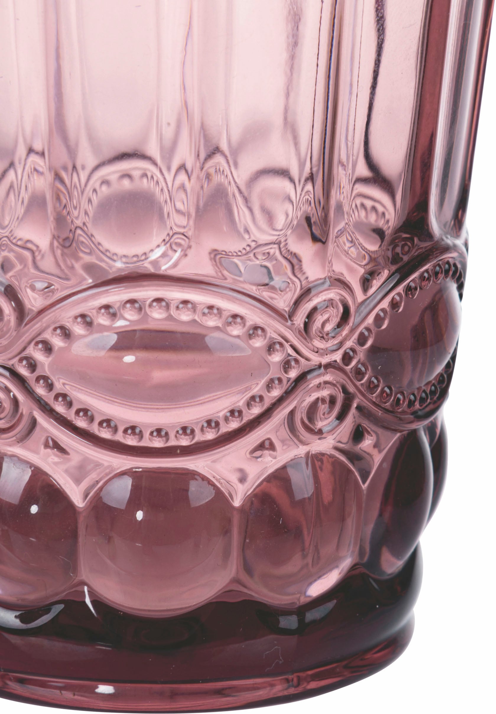 Villa d'Este Gläser-Set »Nobilis Blau«, (Set, 6 tlg.), Wassergläser-Set, 6-teilig, Inhalt 240 ml