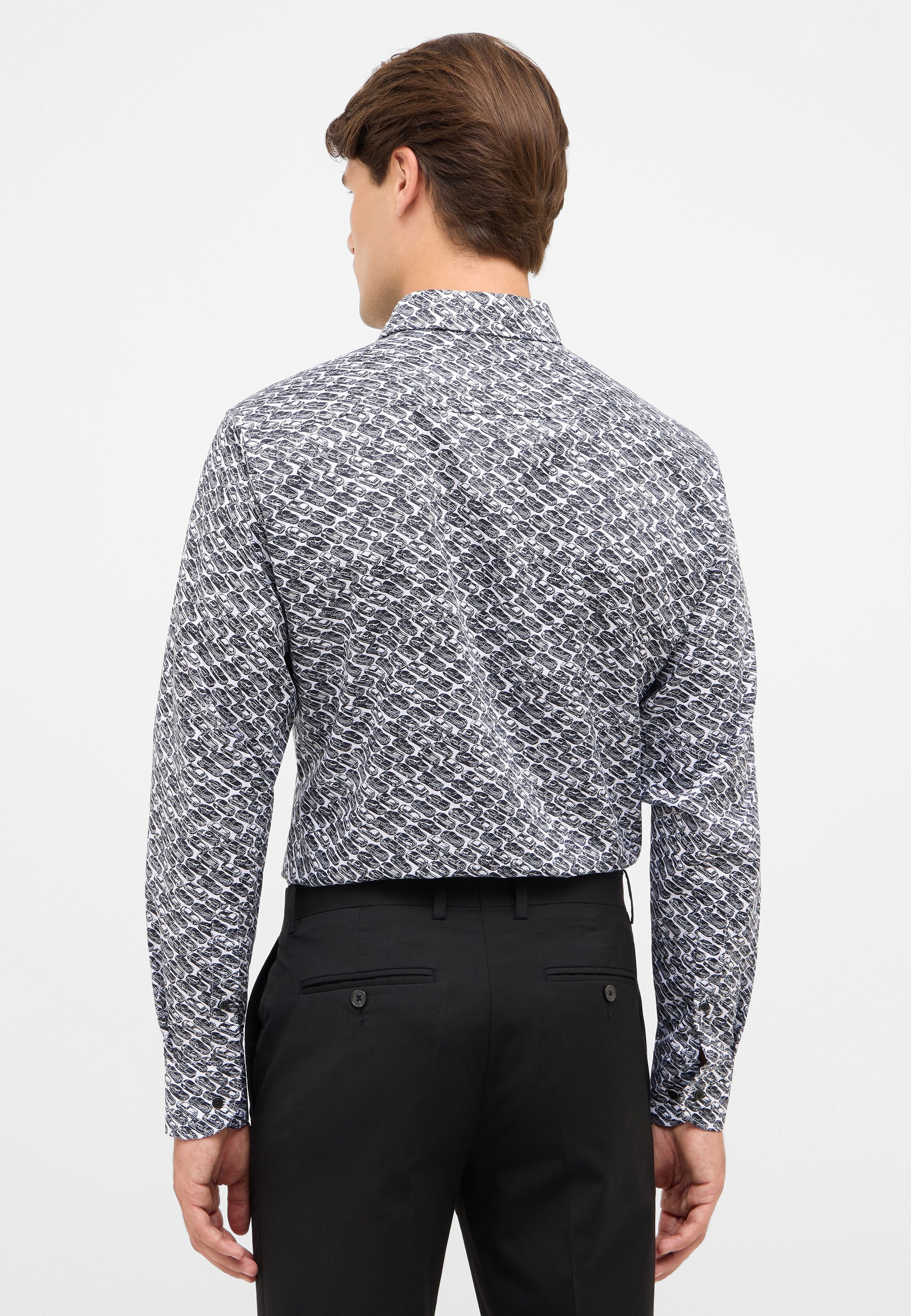 Eterna Langarmhemd »SLIM FIT«, NON IRON (bügelfrei)