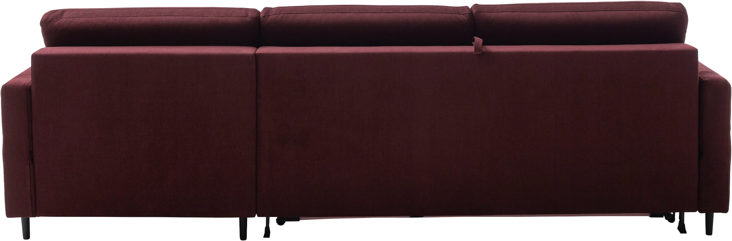 Home affaire Ecksofa »Calestra, Bezug Easy Care, Dauerschlaffunktion in 2 Qualitäten« L-Form, whlw. Kaltschaummatratze RG40 oder Premium RG55, in 3 Breiten