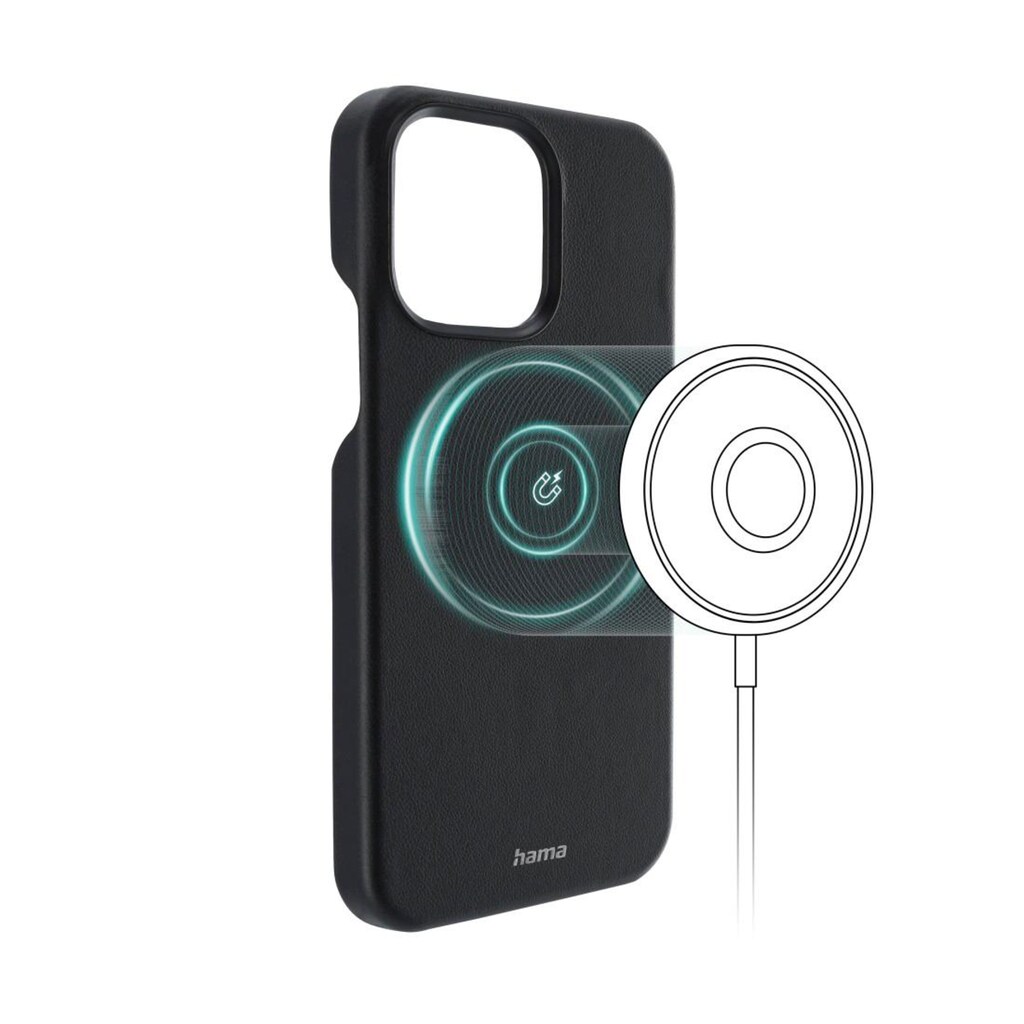 Hama Smartphone-Hülle »Handyhülle f. Apple iPhone 13Pro Max Wireless Charging für MagSafe«, iPhone 13 Pro Max