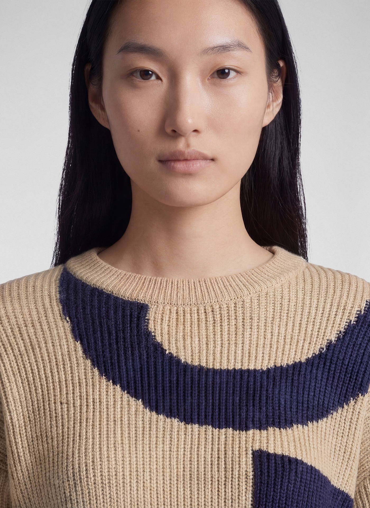 Rabe Strickpullover mit grafischem Muster