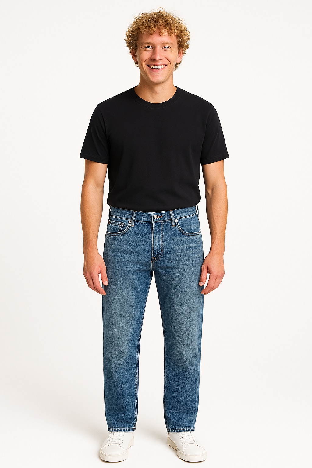 ONLY & SONS Regular-fit-Jeans »ONSEDGE STRAIGHT BOX TAI DNM MU OTL«