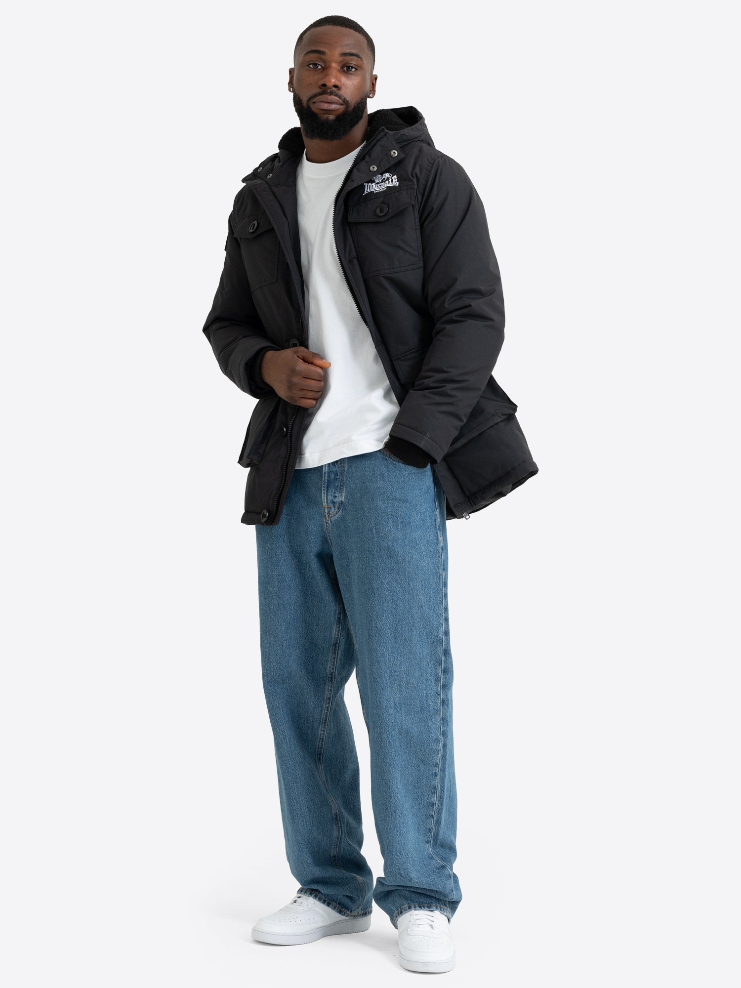 Lonsdale Langmantel »BIRLING« sportlicher Stil, aus Polyester, wasserabweisend, wärmeisolierend