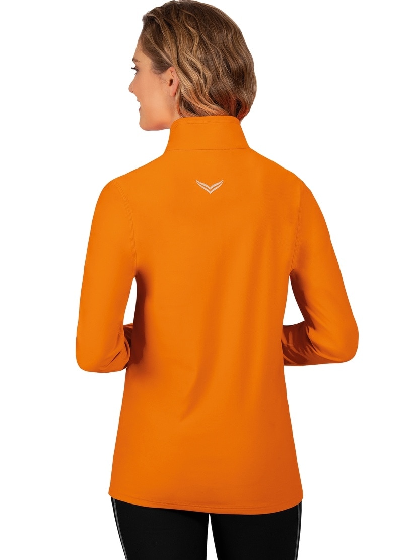 Trigema Sweatshirt »TRIGEMA Langärmeliges Sportshirt mit Reißverschluss«