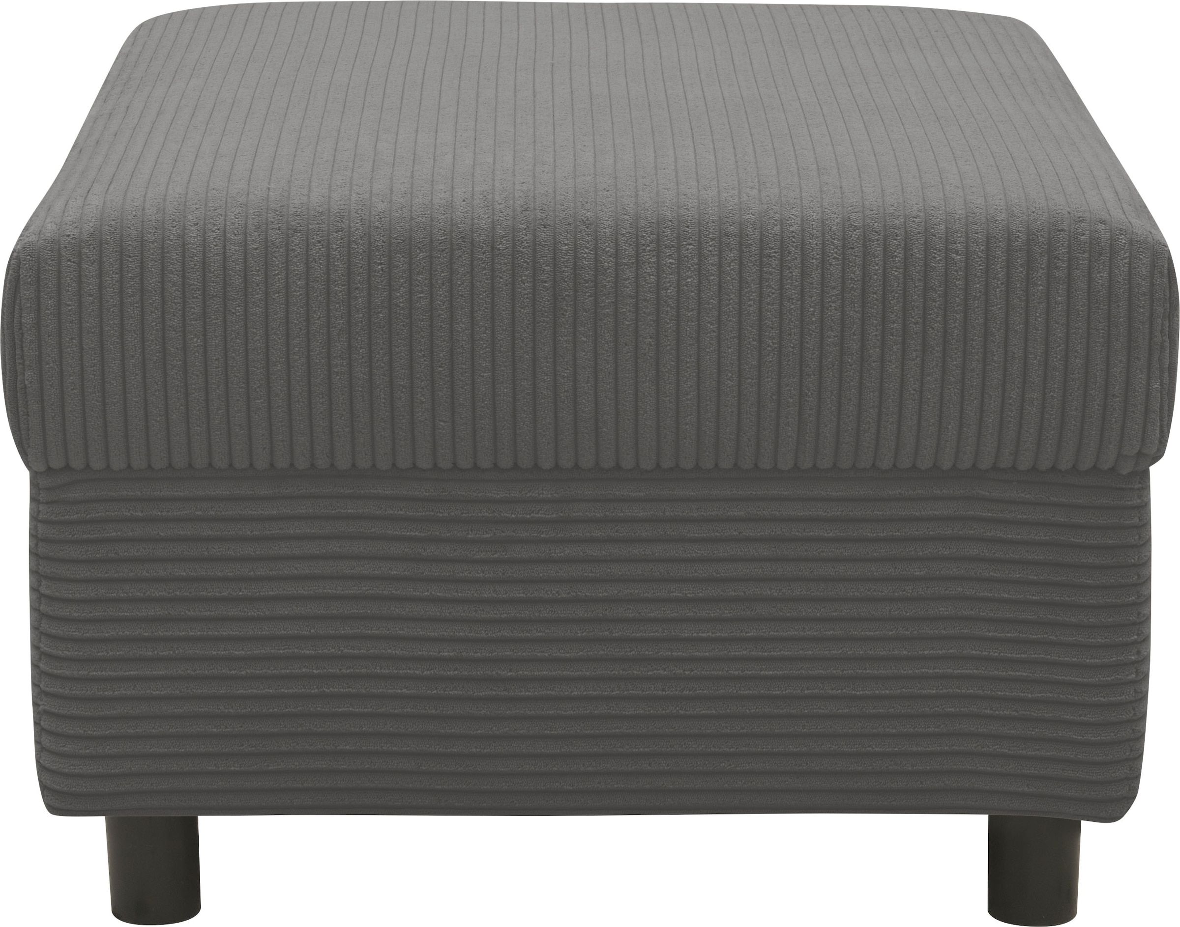 DOMO collection Polsterhocker »Turah 2 in Cord oder wasserabweisender Microfaser,«, moderner Polsterhocker, passend zum Ecksofa, B/T/H: 83/60/44 cm
