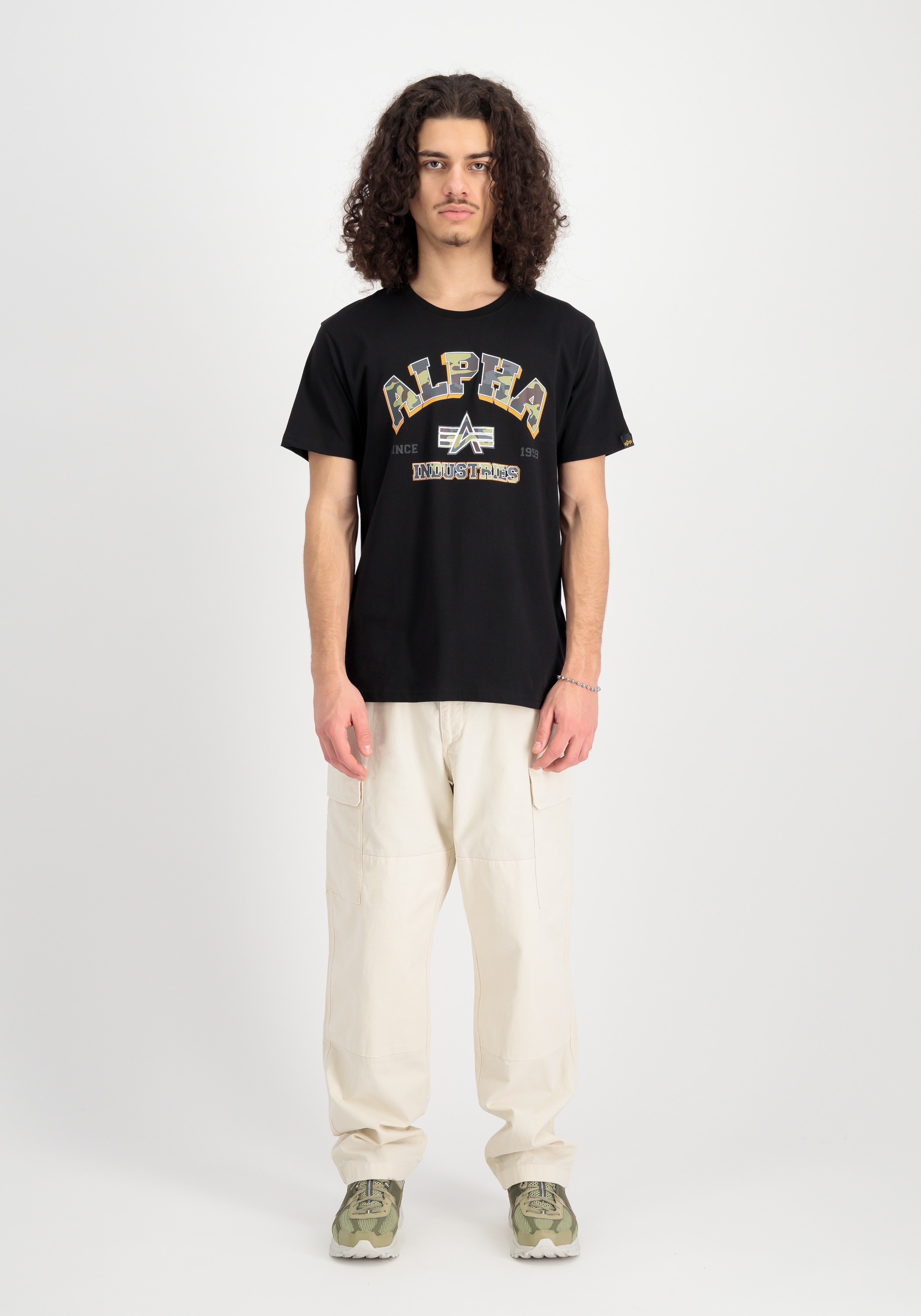 Alpha Industries T-Shirt »Alpha Industries Men - T-Shirts College Camo T-Shirt«