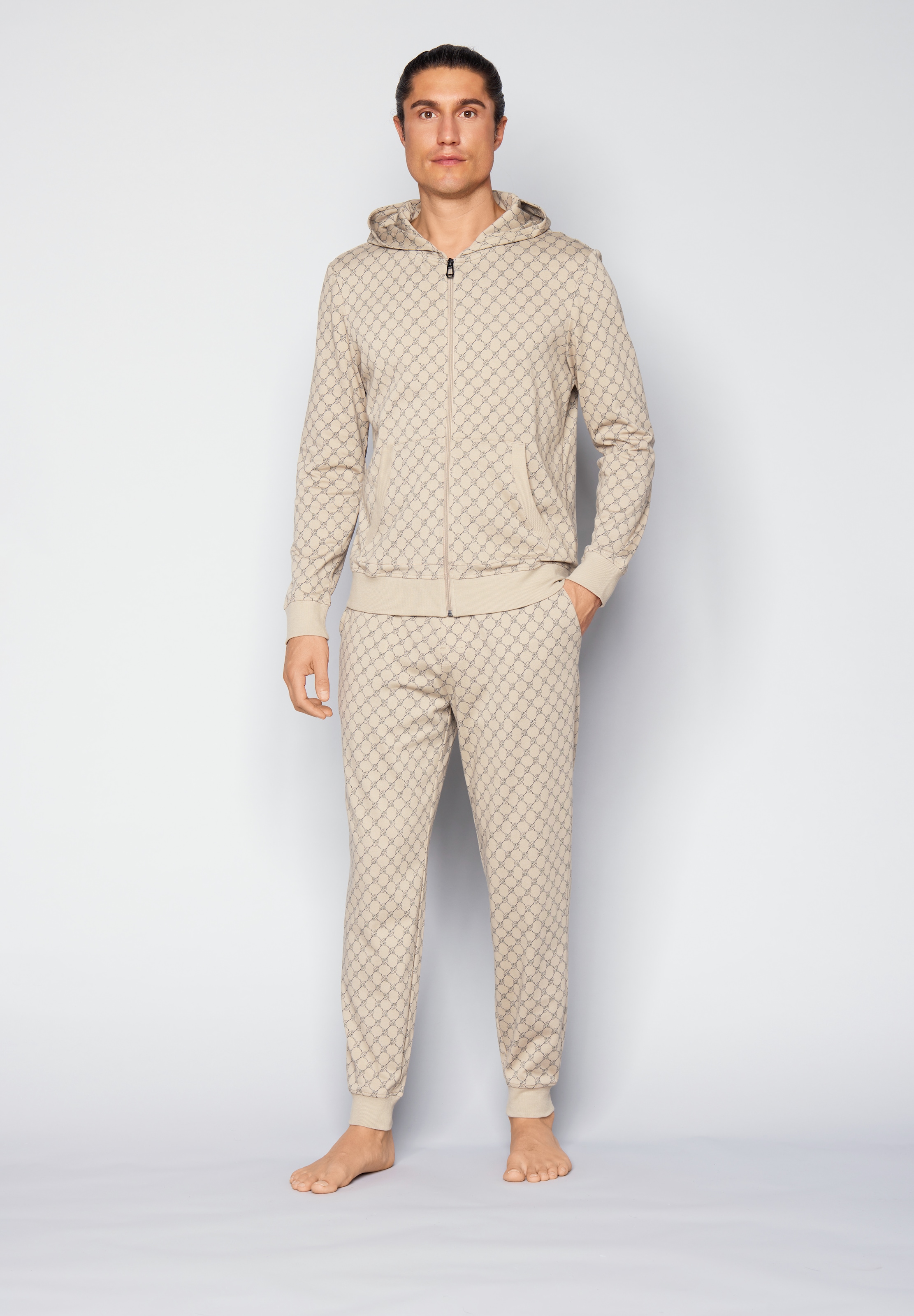 JOOP! Shorts »Leisure«  mit Cornflower-Print, seitlichen Taschen und Bindeband