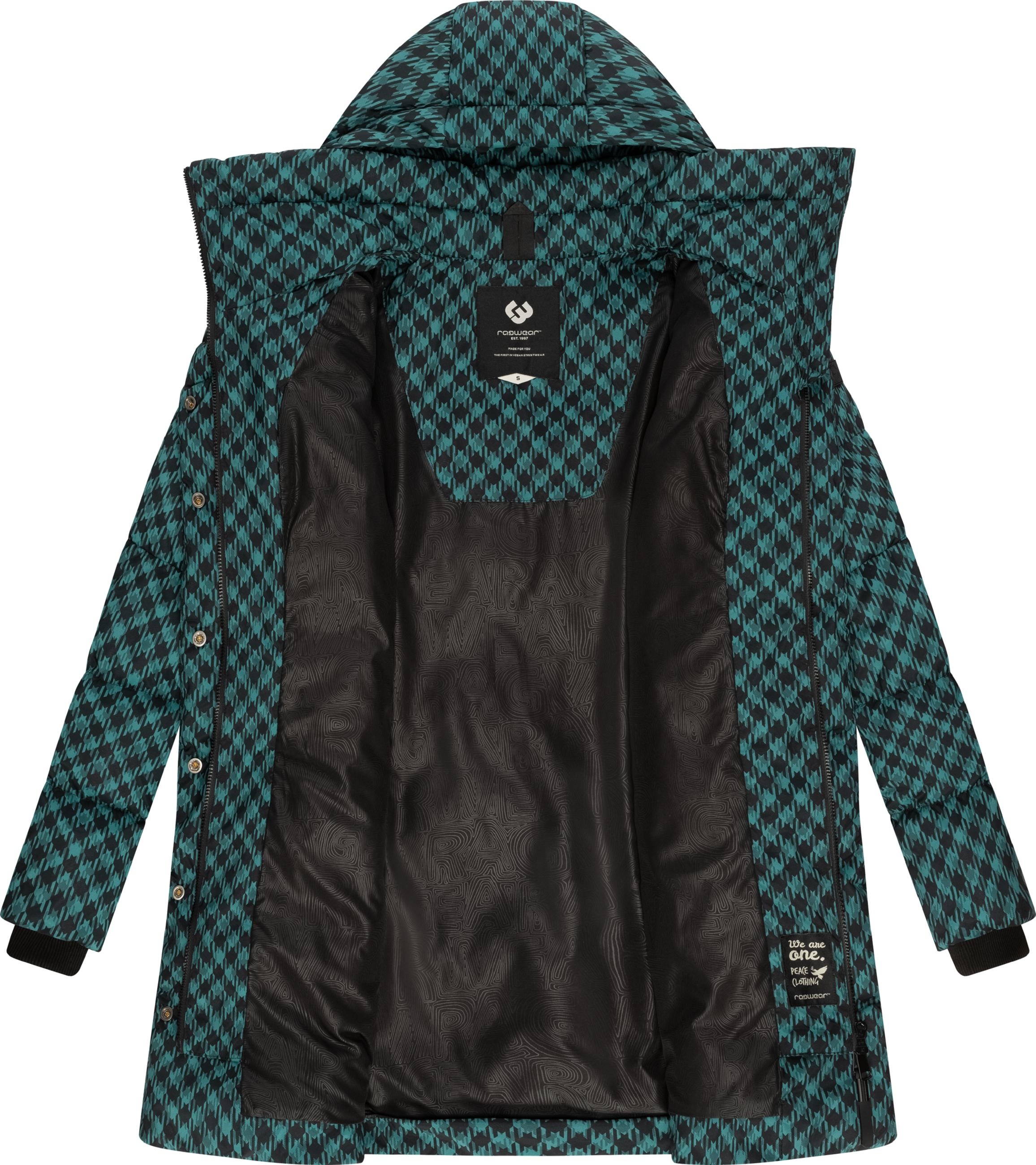 Ragwear Steppmantel »Steppmantel Niara Print«