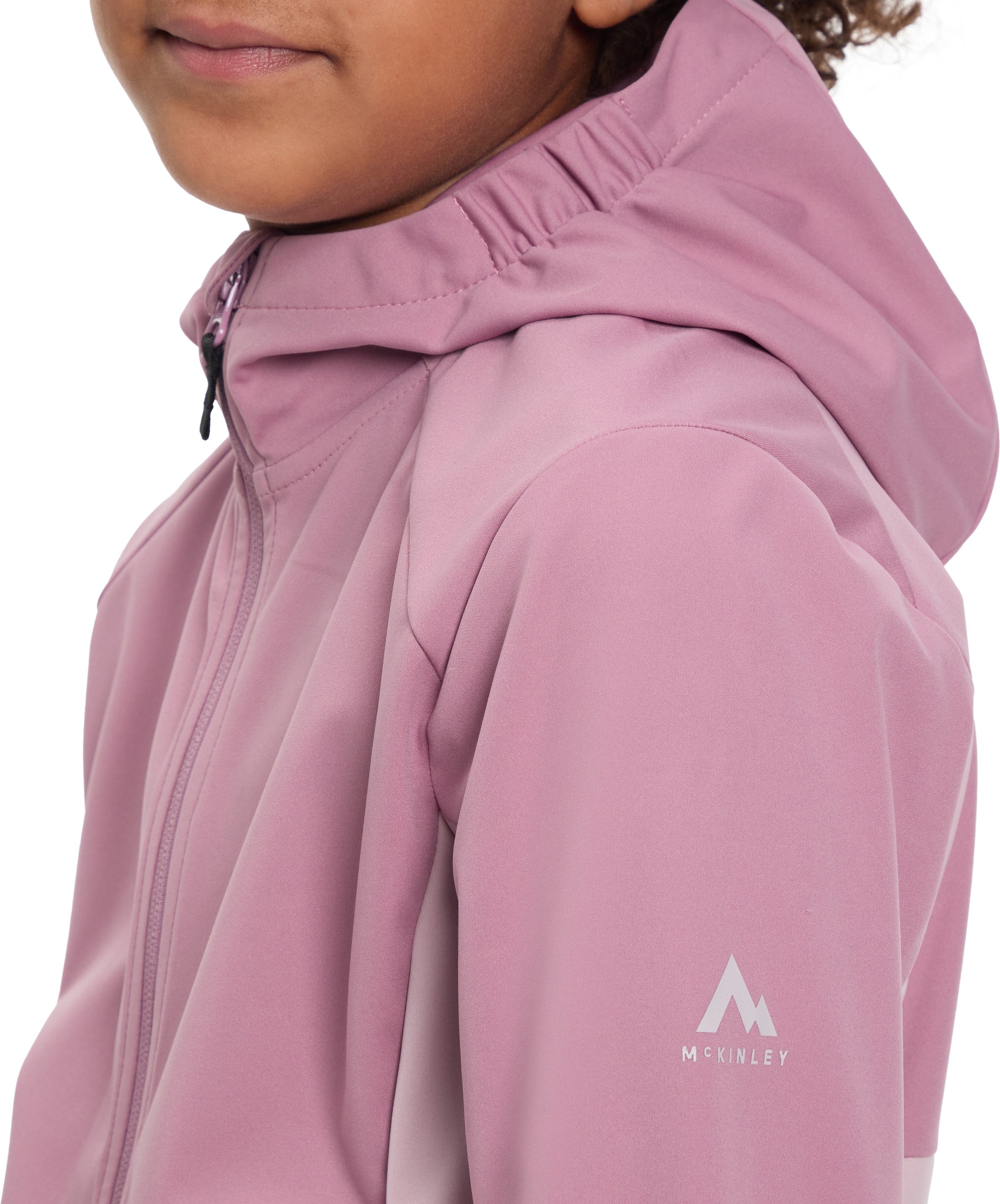 McKINLEY Outdoorjacke »DA.-UNTERJACKE ABE LT G« mit Kapuze mit kontrastfarbigen Einsätzen, Mit Kapuze