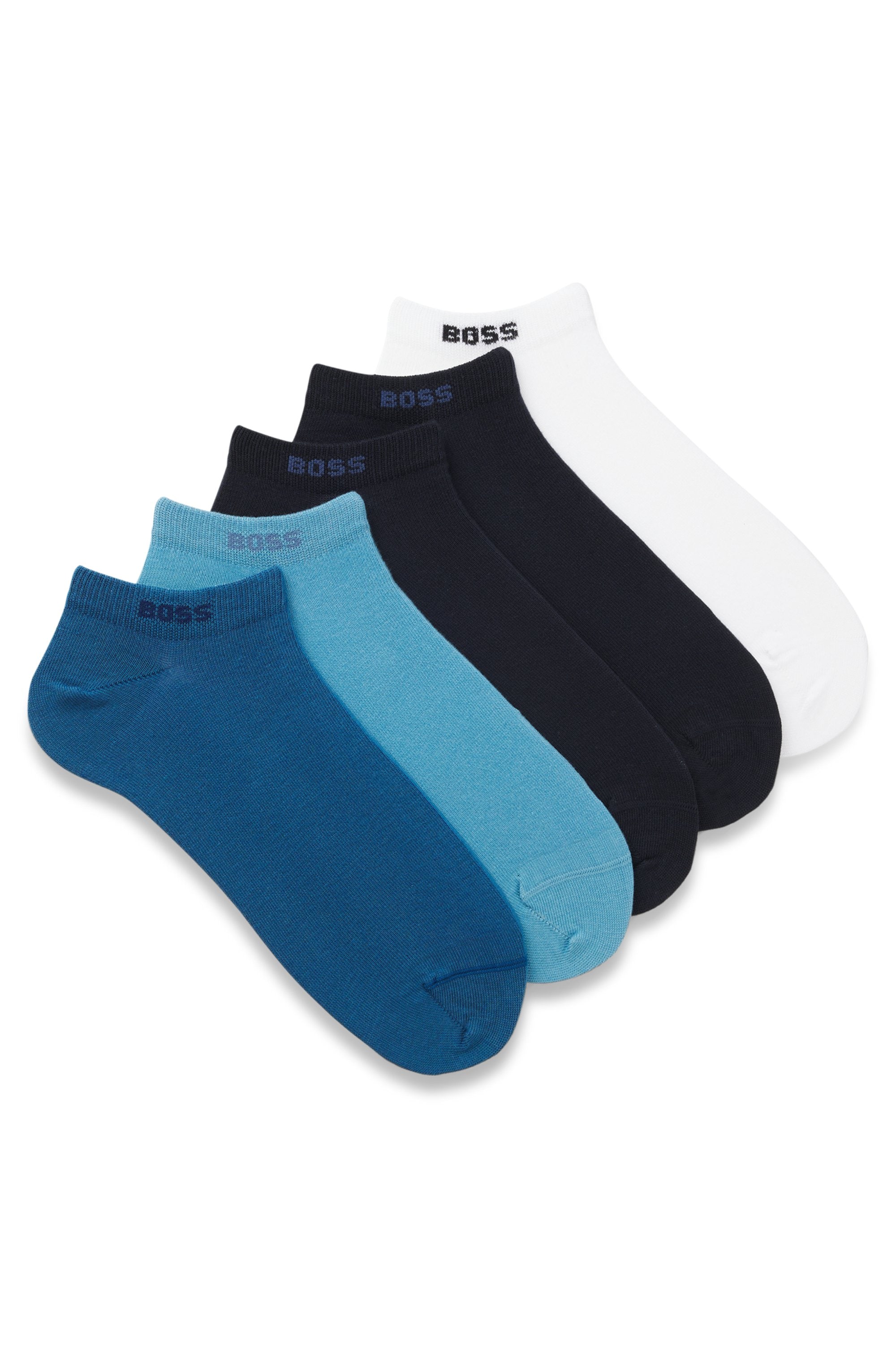 BOSS Sneakersocken »5P AS Uni CC« Packung, 5 Paar tlg. mit BOSS Label