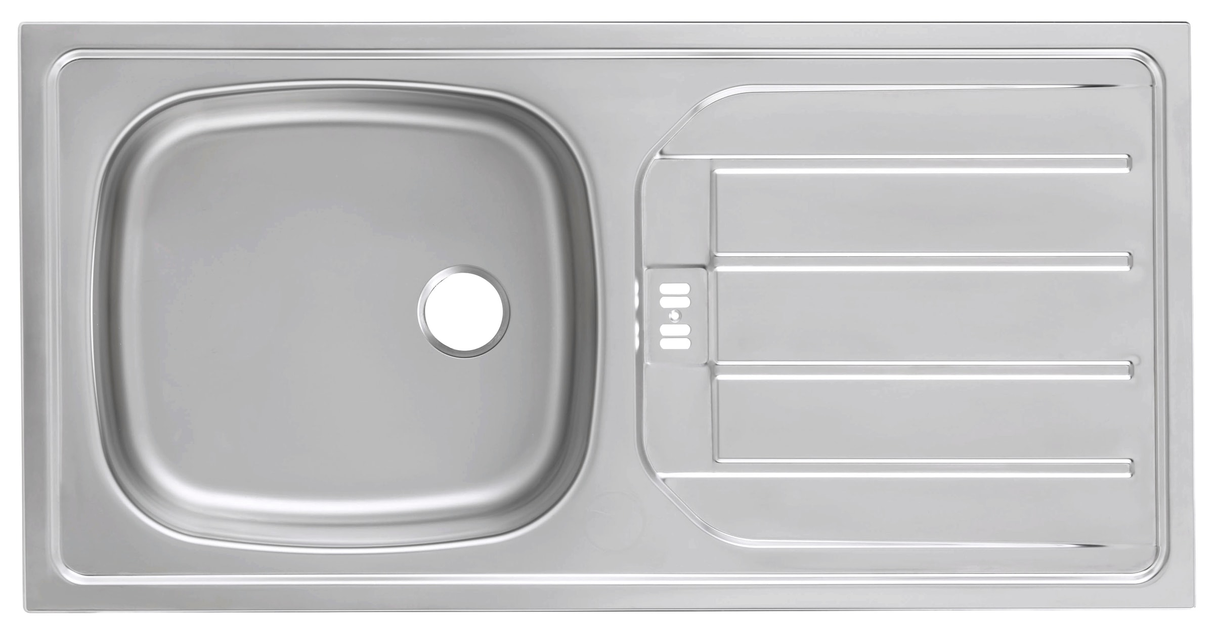 KOCHSTATION Küchenzeile »KS-Brindisi Breite 280 cm« wahlweise mit E-Geräten und Induktion, mit MDF-Fronten und Regal