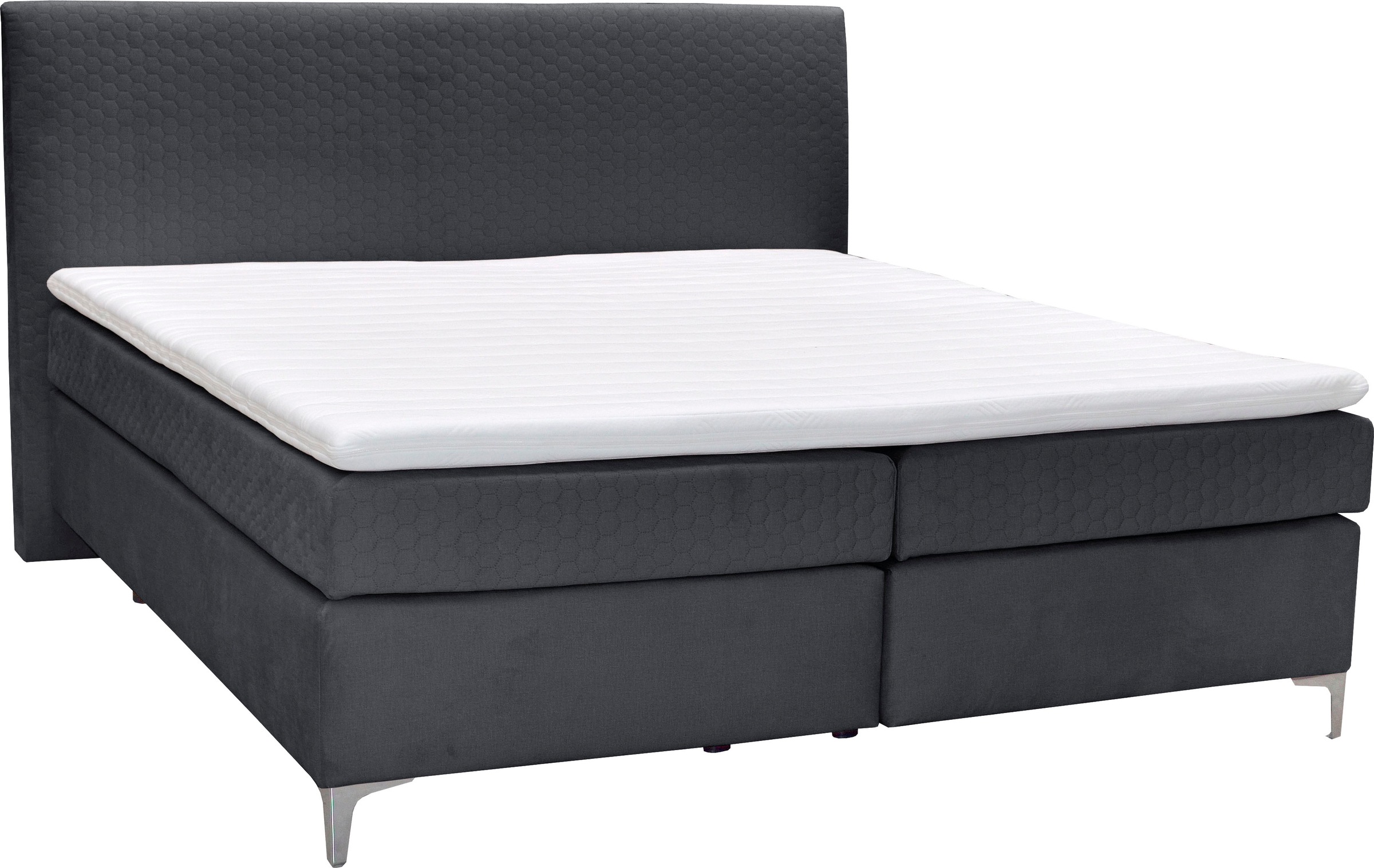 alina Boxspringbett »Pamir« inklusive Matratze und Topper, in diversen Ausführungen