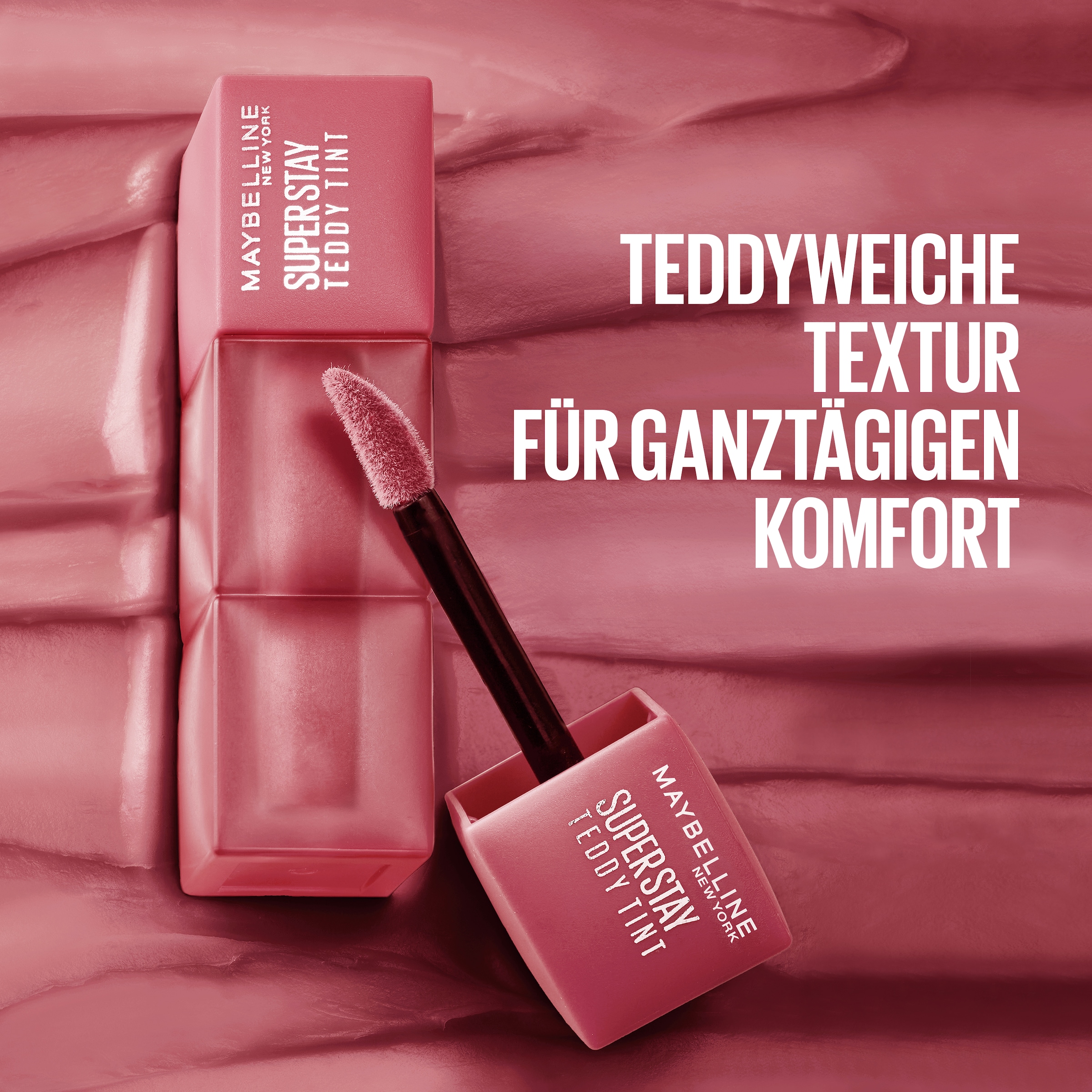 MAYBELLINE NEW YORK Lippenstift »Super Stay Teddy Tint« mit weichem Teddy-Applikator
