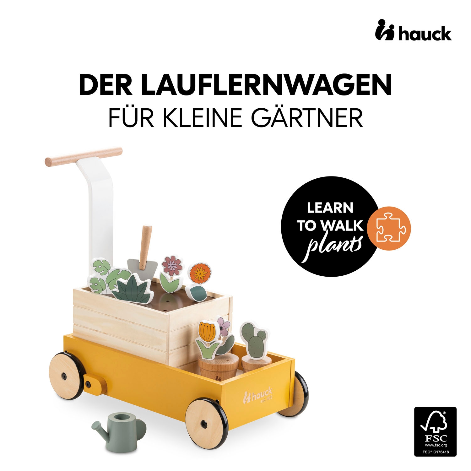 Hauck Lauflernwagen »Learn to Walk Plants«, FSC® - schützt Wald - weltweit