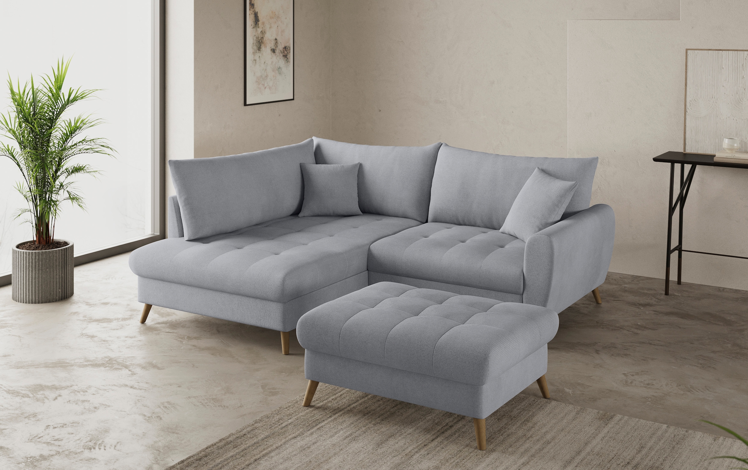 Mr. Couch Hockerbank »Blackburn II« Passend zu der Garnitur, mit Kaltschaum, bis 140 kg belastbar