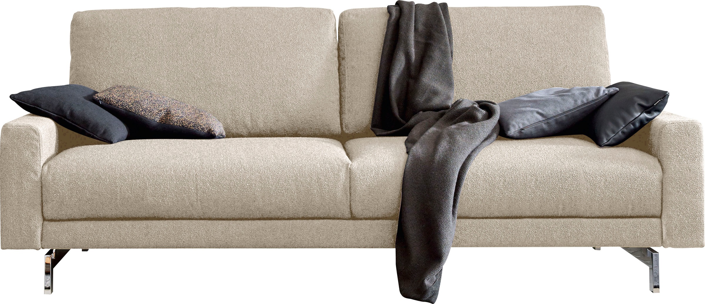 Creation BY ROLF BENZ 2-Sitzer »CR.450, Designsofa, Loungesofa«, Armlehne niedrig, Fuß chromfarben glänzend, Breite 164 cm