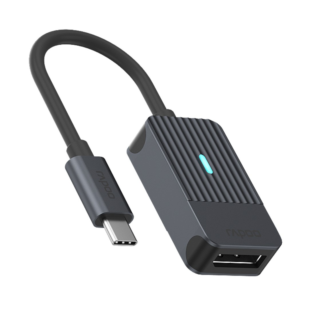 Rapoo USB-Adapter »UCA-1005 USB-C Adapter, USB-C auf DisplayPort, Grau«, USB-C zu DisplayPort, 15 cm