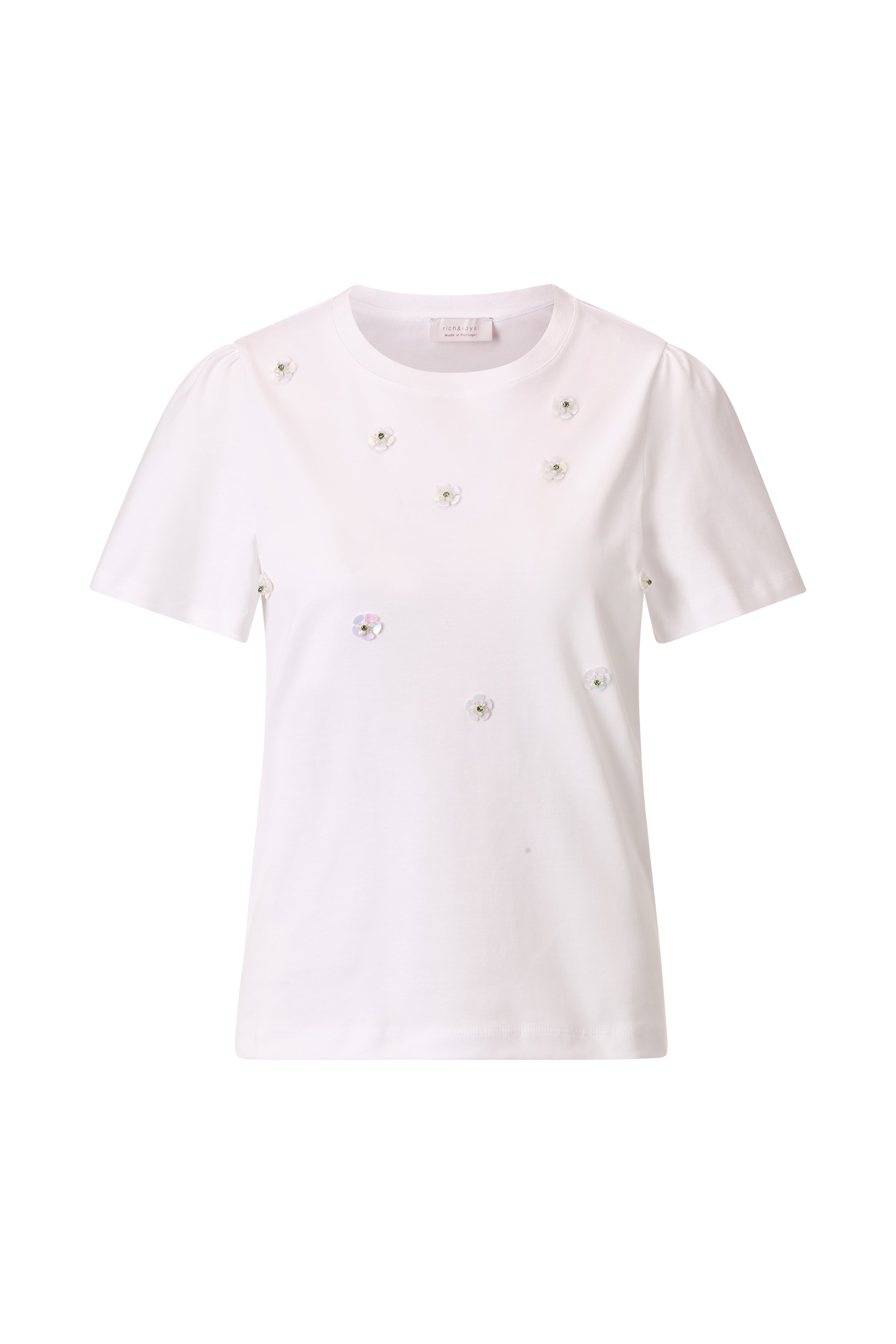 RICHROYAL Kurzarmshirt, Mit Rundhalsausschnitt