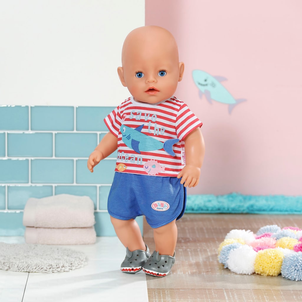 Baby Born Puppenkleidung »Bath Pyjamas & Clogs blau, 43 cm«