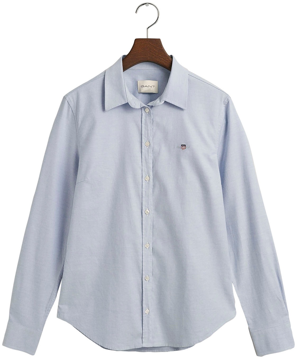 Gant Langarmbluse »SLIM STRETCH OXFORD SHIRT«, mit Locker-Loop-Schlaufe