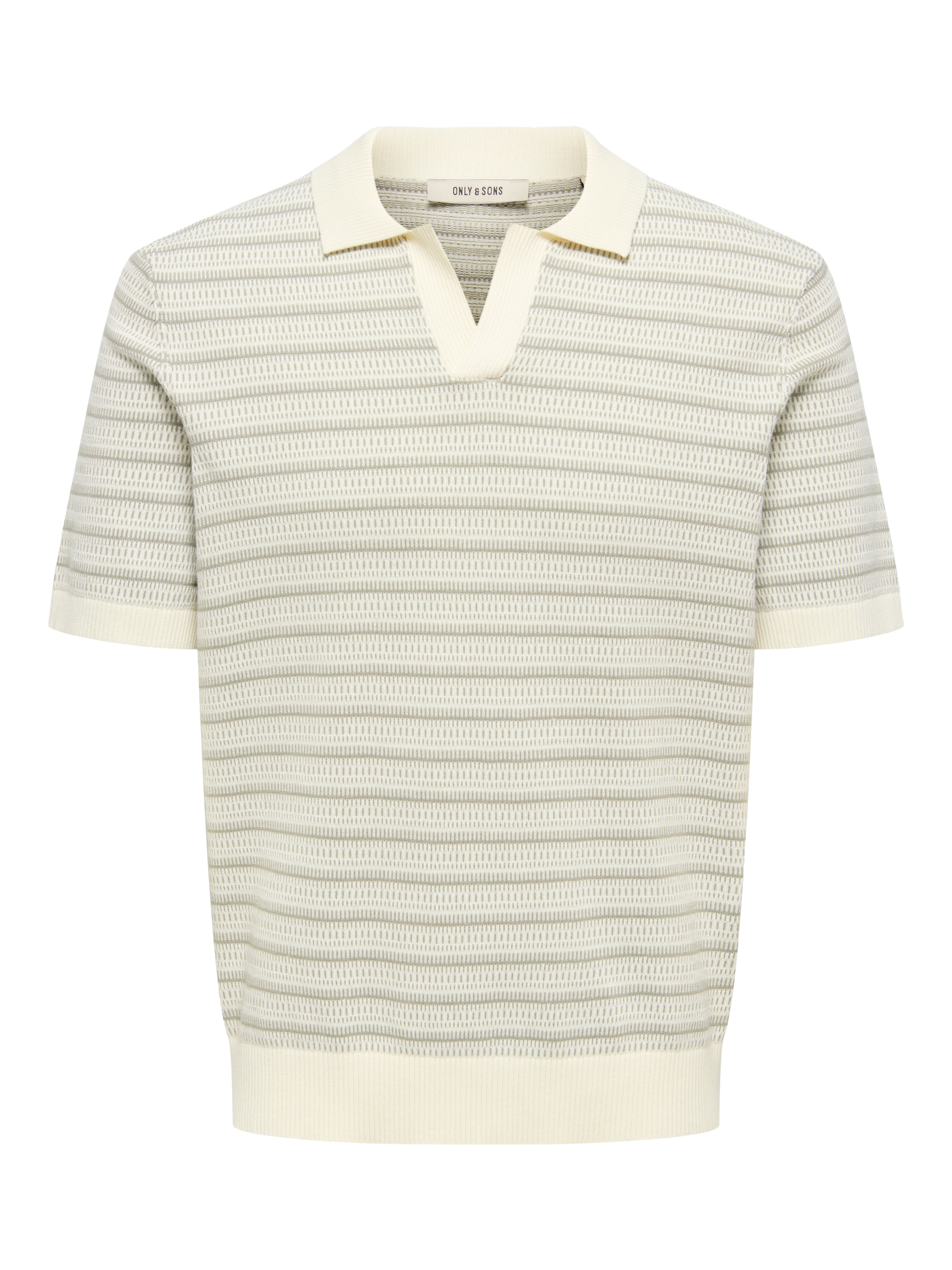 ONLY & SONS Polokragenpullover »ONSTILO REG SS SPLIT NECK KNIT NOOS« Baumwolle, regular fit