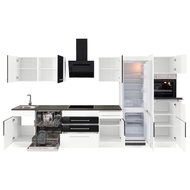HELD MÖBEL Küchenzeile »Trient«, mit E-Geräten, Breite 360 cm bestellen im  OTTO Online Shop