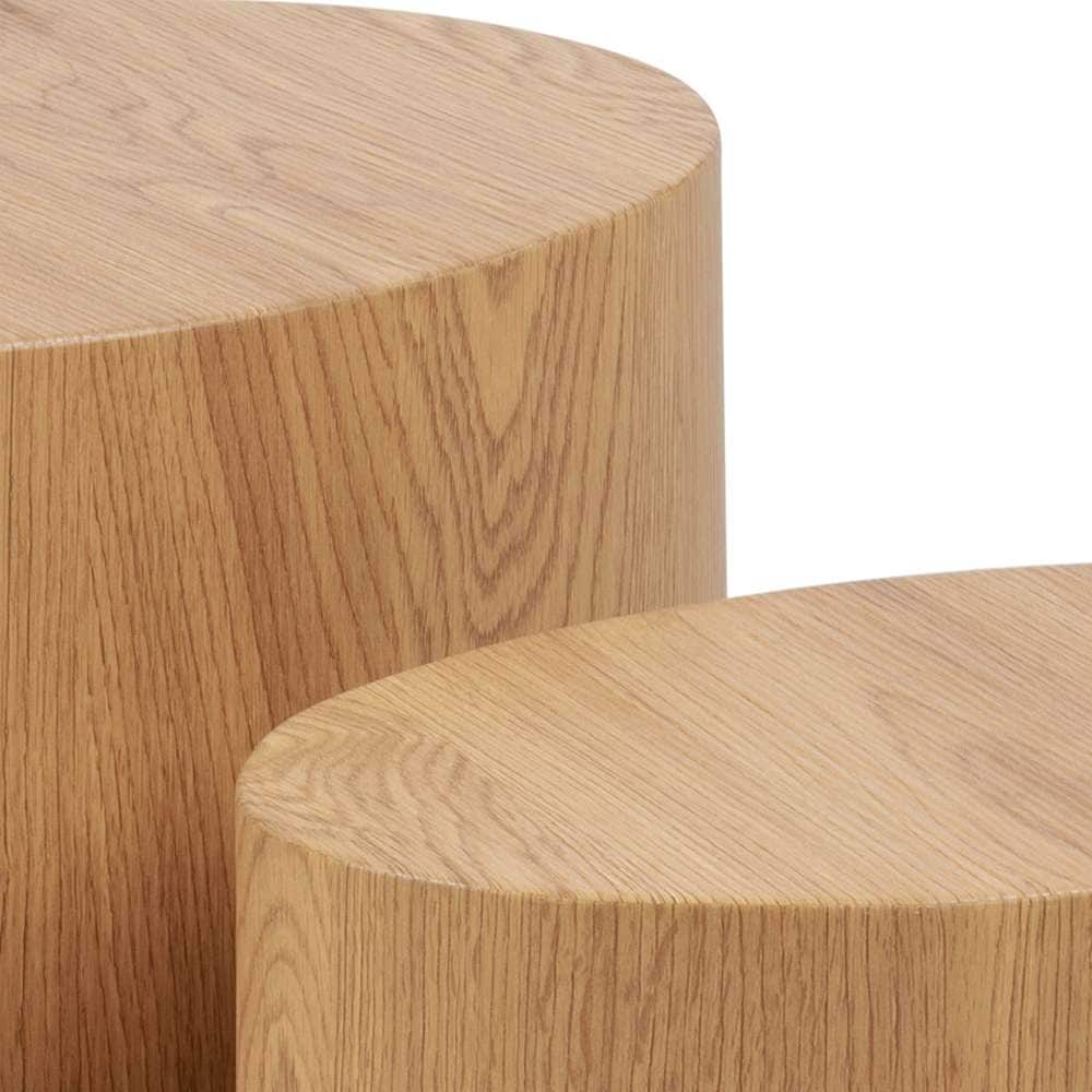 ACTONA GROUP Couchtisch »Mice Anstelltisch, Sofatisch, TOPSELLER!«, (Couchtisch, Beistelltisch), Beistelltisch, moderne ovale Form (Set, 2 st). in verschiedenen Farben