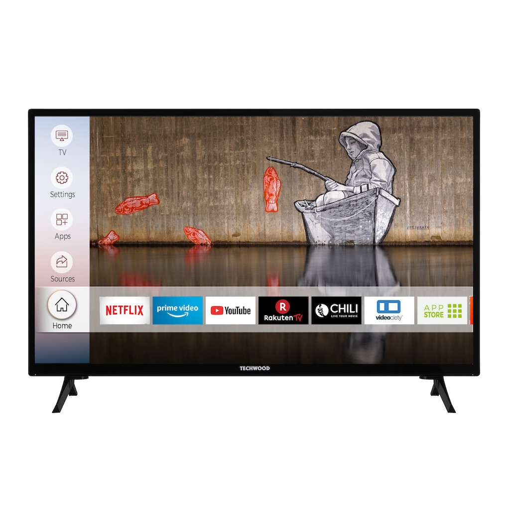 Techwood LED-Fernseher »H32T52E«, 80 cm/32 Zoll, HD ready, Smart-TV