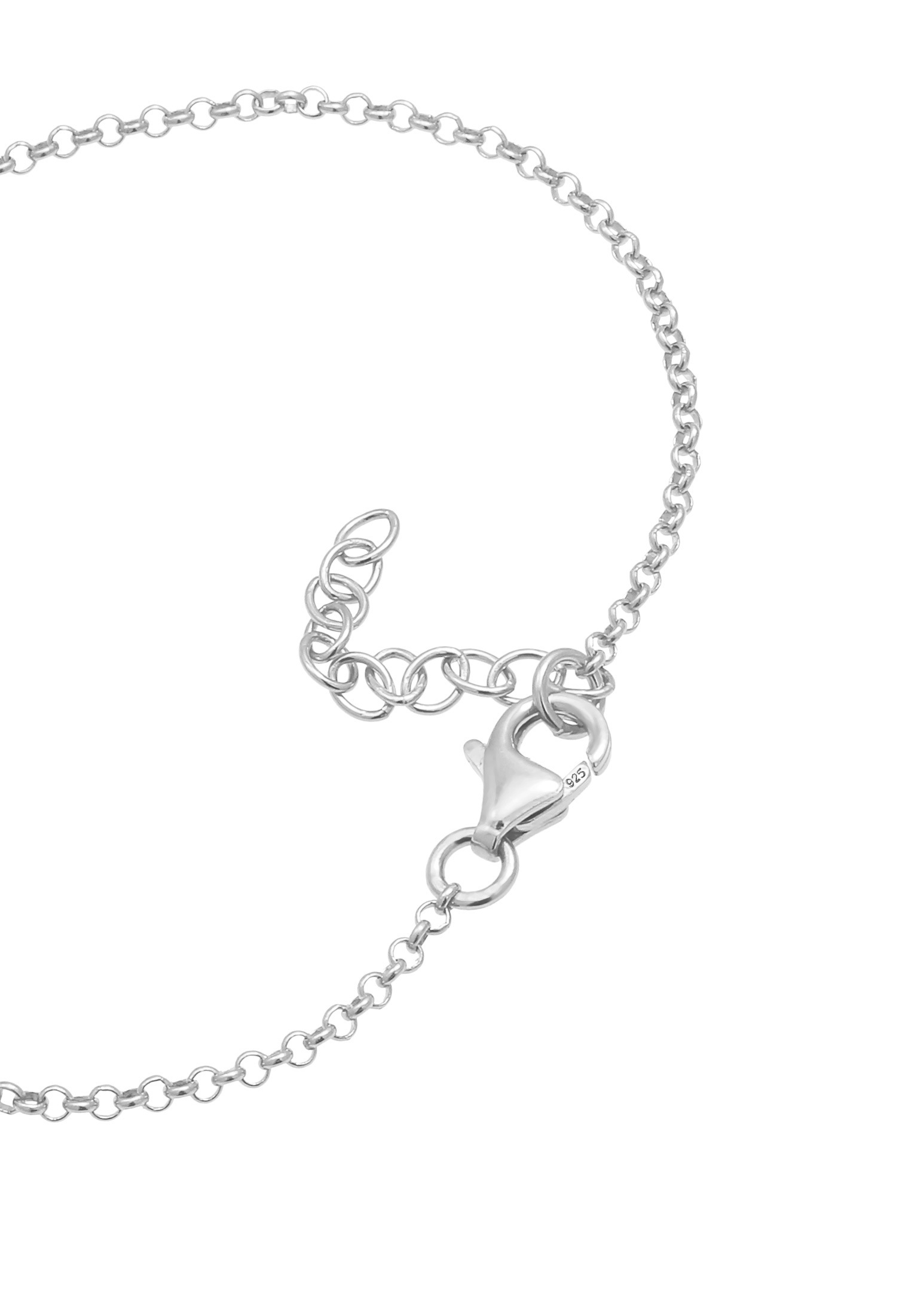 Elli Armkette »Armband Hamsa Fatimas Hand 925 Silber, mit Kristallen von Swarovski®«