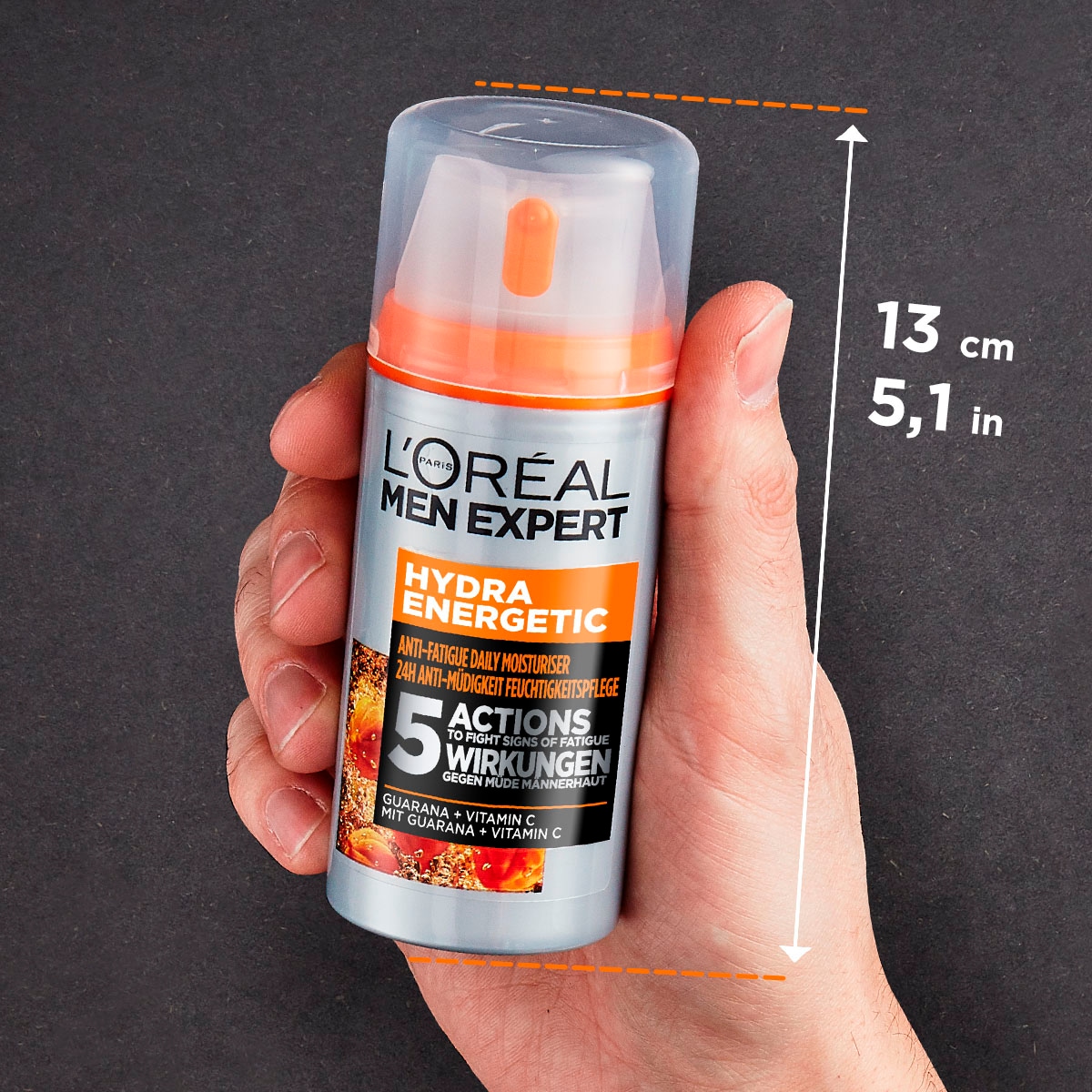 L'ORÉAL PARIS MEN EXPERT Feuchtigkeitscreme »Hydra Energy 24H Anti-Müdigkeit«, mit Vitamin C