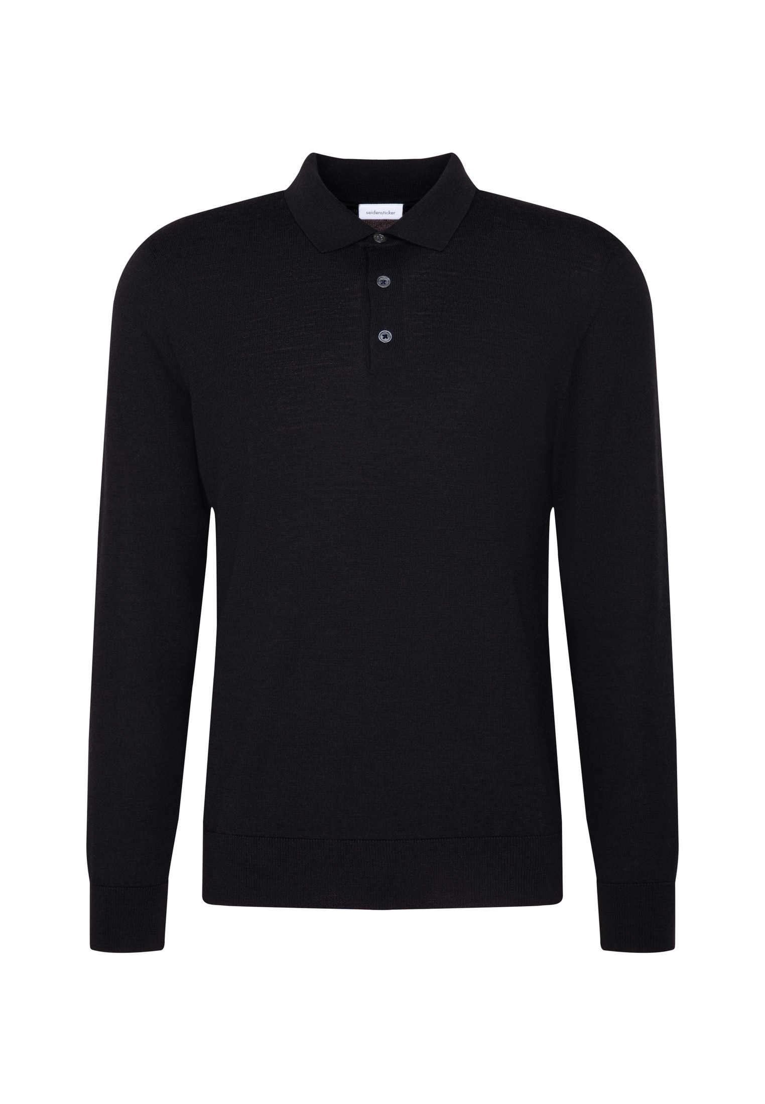 seidensticker Polokragenpullover »Schwarze Rose« 1/1 Kragen Uni