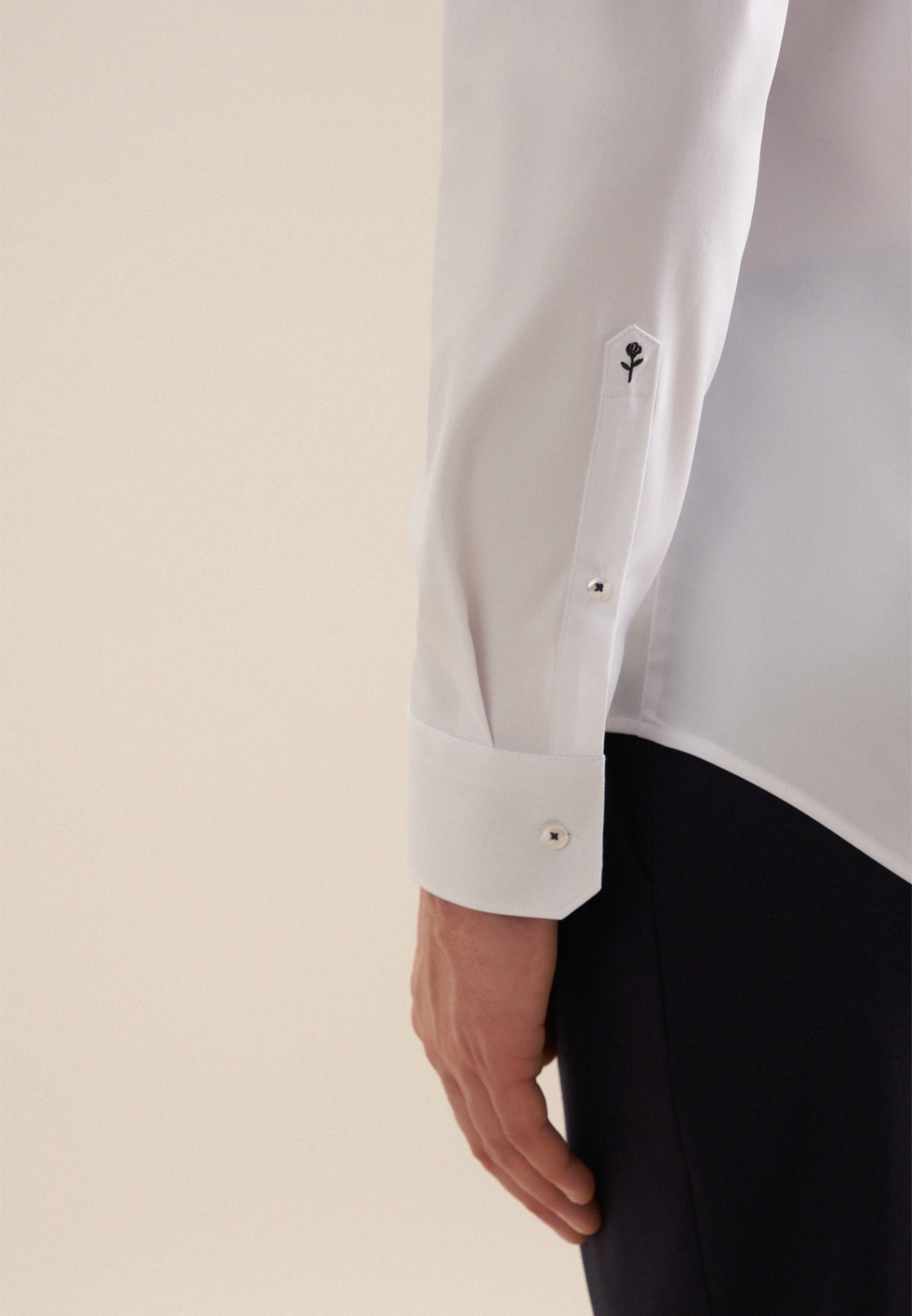 seidensticker Businesshemd »Slim«, Slim Langarm Kentkragen Uni