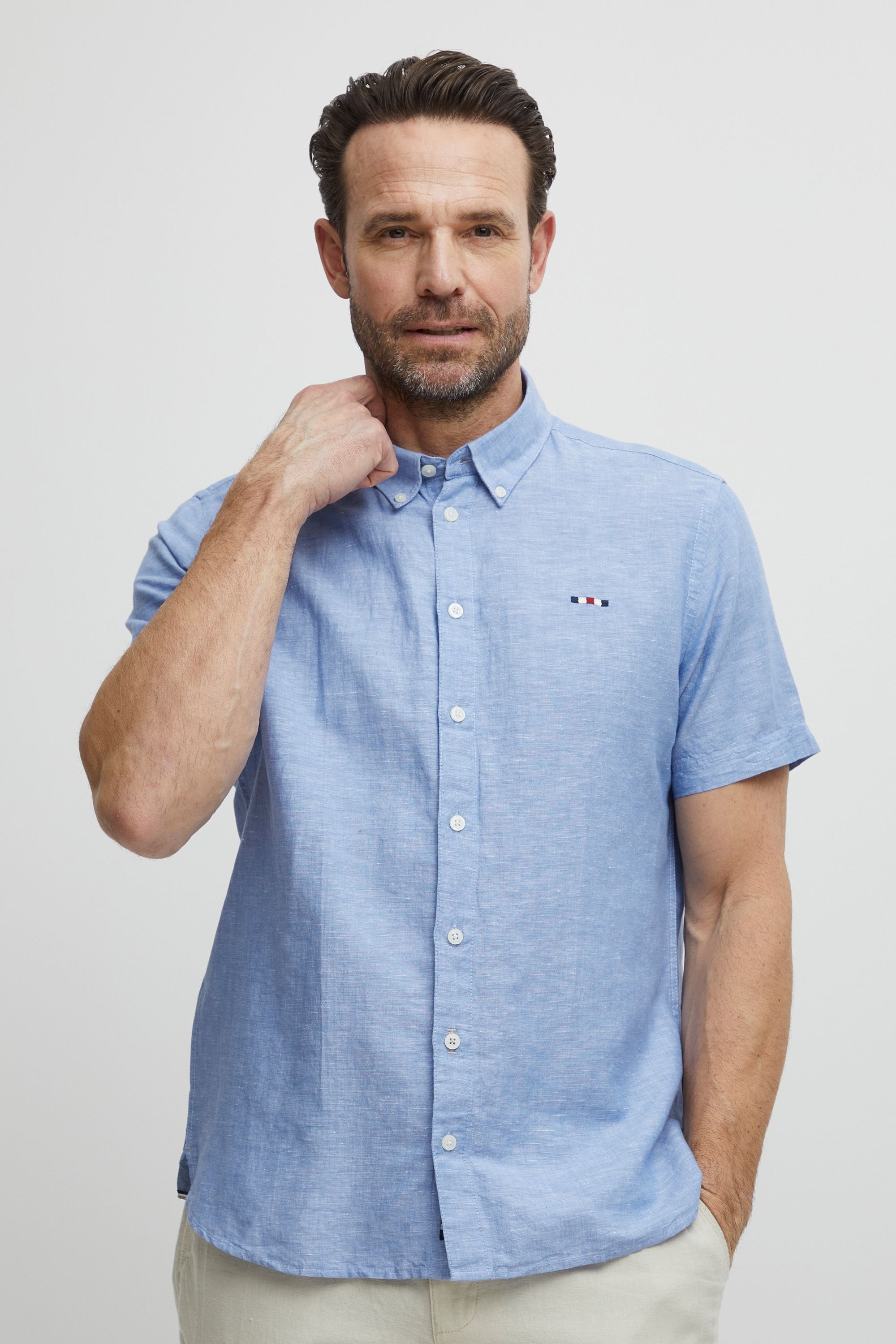 FQ1924 Kurzarmshirt »Kurzarmhemd FQErlend«