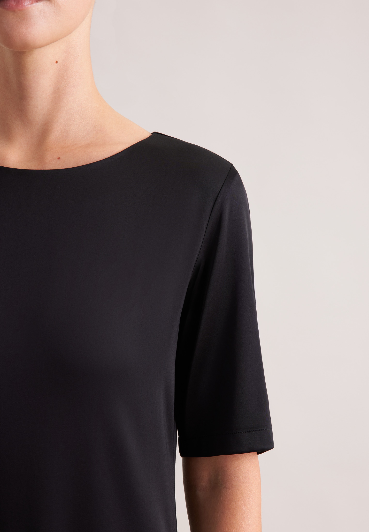 seidensticker Sommerkleid 1/2 Rundhals Uni