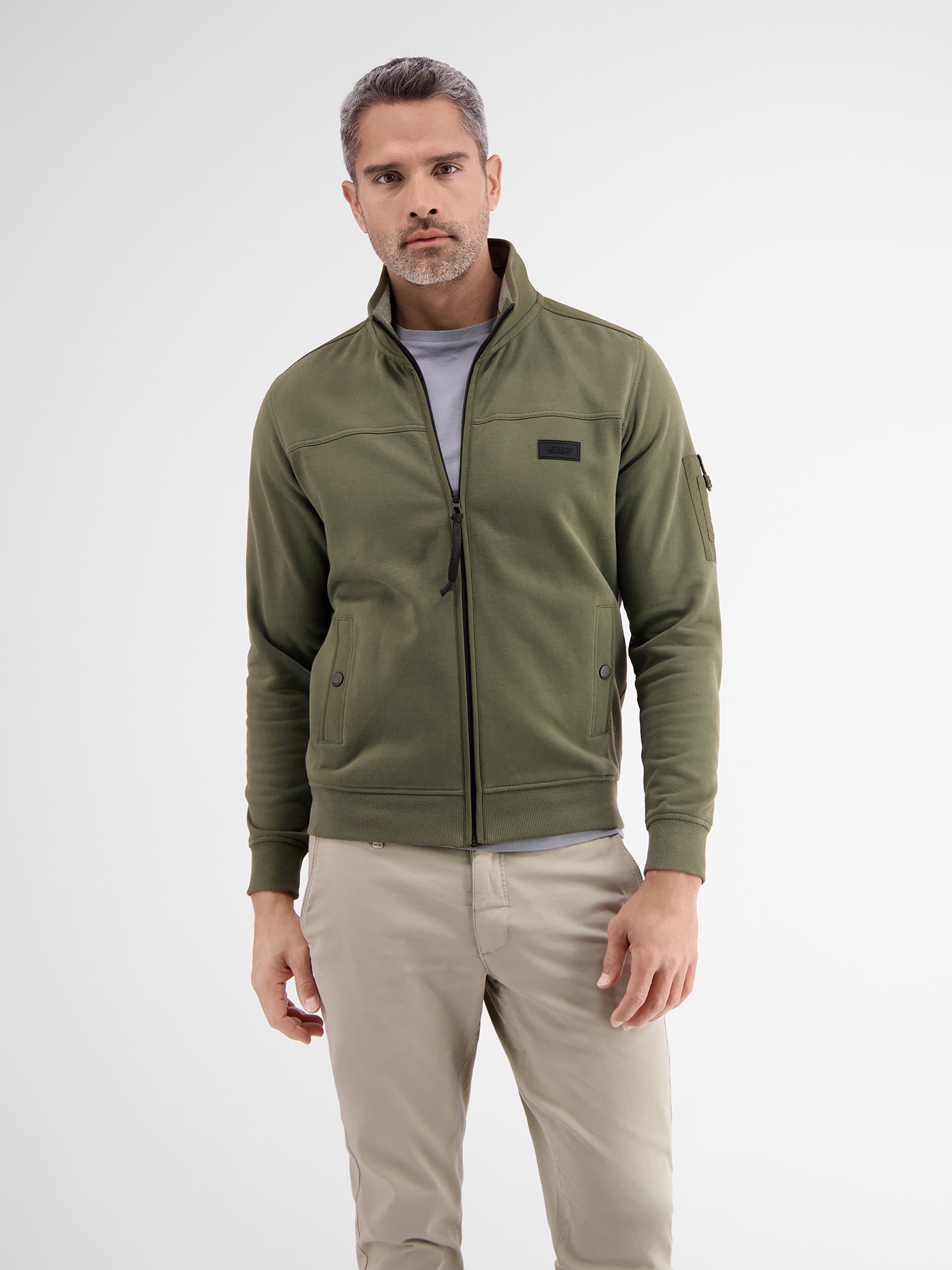 LERROS Sweatjacke »LERROS Sweatjacke in weicher Qualität«