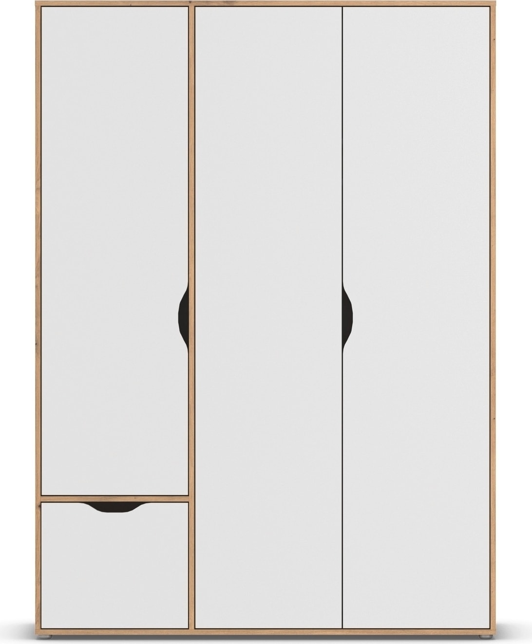 rauch Drehtürenschrank »Kleiderschrank Schrank Garderobe Wäscheschrank NARAI mit Schubladen« in 3 verschiedenen Ausstattungen BASIC/CLASSIC/PREMIUM,  Griffausfräsungen für eine grifflose Optik TOPSELLER MADE IN GERMANY