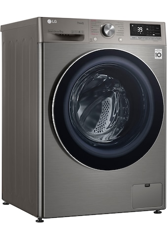 LG Waschmaschine, V708P2PA, 8 kg, 1400 U/min, TurboWash® - Waschen in nur 39 Minuten kaufen