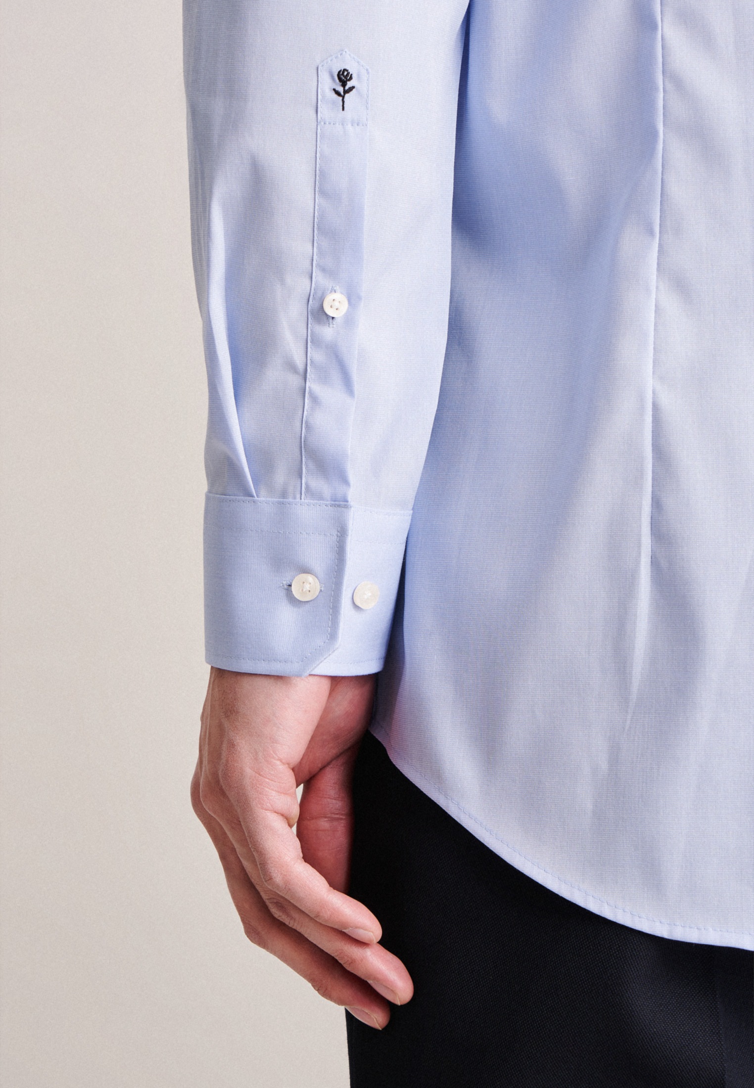 seidensticker Businesshemd Extra bei kaufen OTTO langer Shaped »Shaped«, Uni Arm Kentkragen