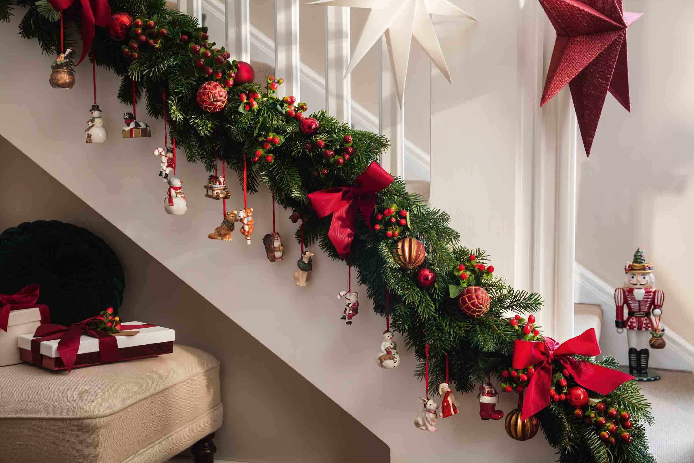 Villeroy & Boch Weihnachtsfigur »Ornamente Hunde Nostalgic Ornaments 3er Set bunt«