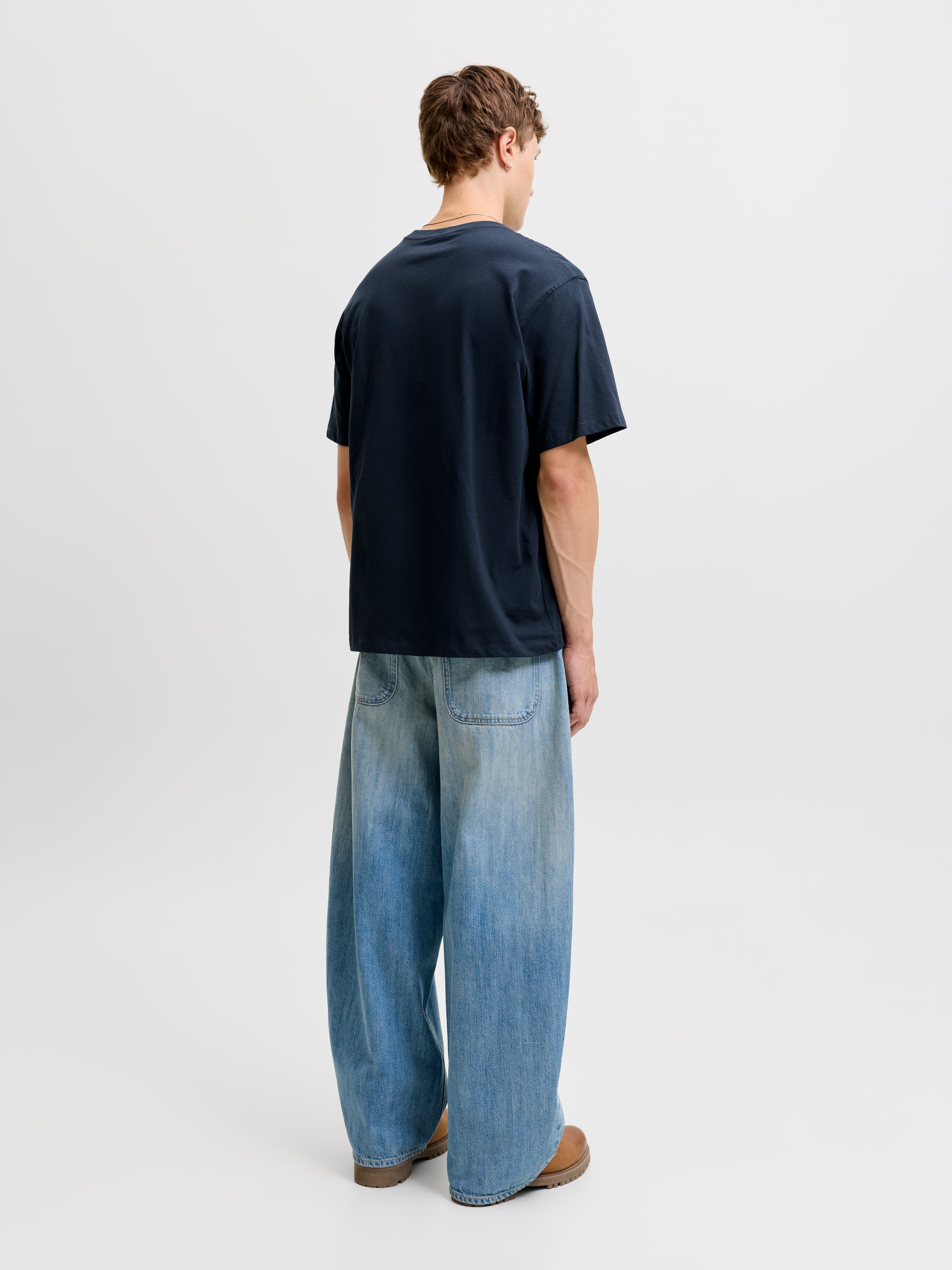 Jack & Jones Rundhalsshirt »JORFREDERIKSBERG BOLD BRANDING TEE SS CN« Baumwolle, regular fit