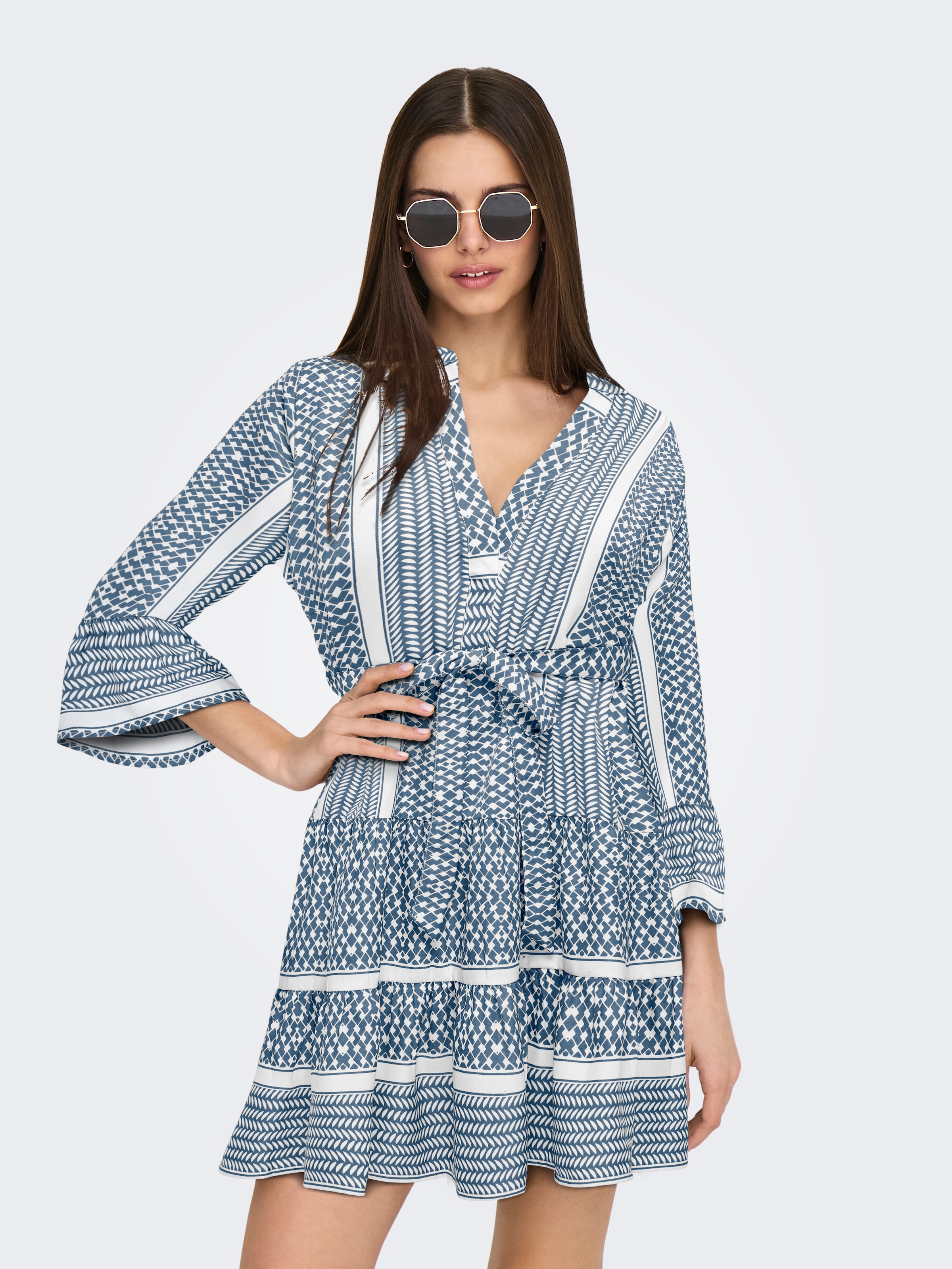 ONLY Tunikakleid »ONLATHENA LIFE 3/4 SHORT DRESS WVN NOOS«