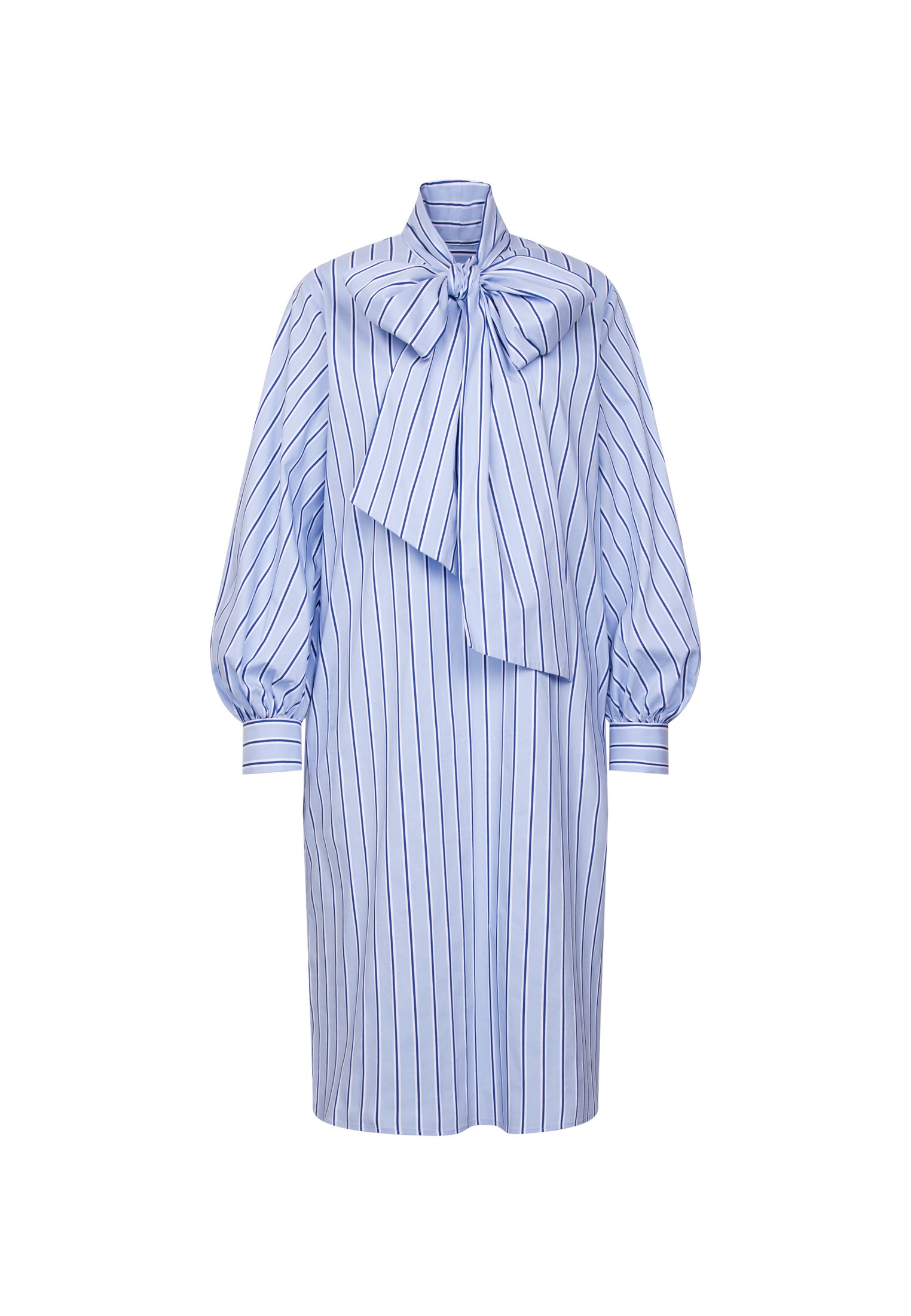 seidensticker Sommerkleid 1/1 Binderkragen Gestreift