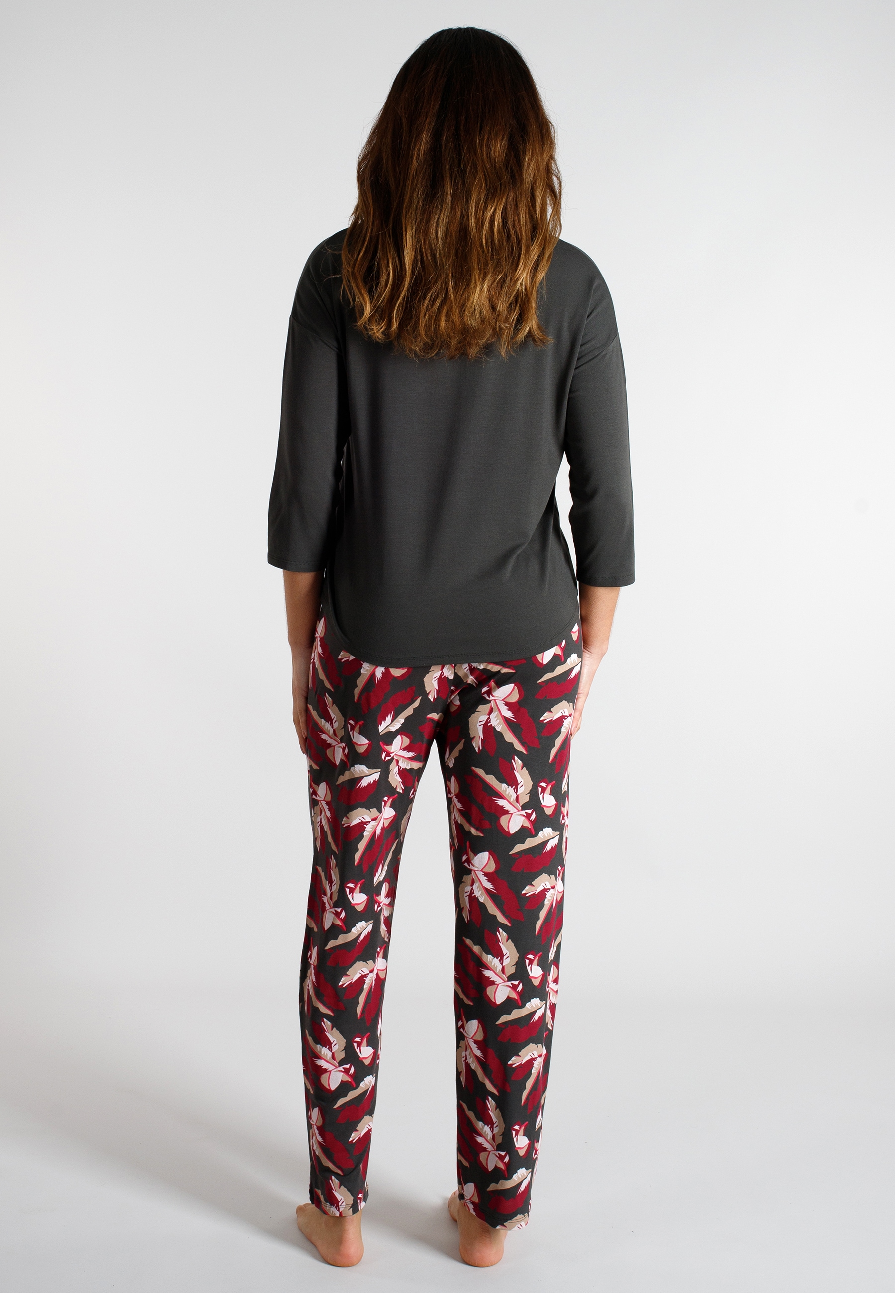 TOM TAILOR Pyjama atmungsaktiv, Viskosemix