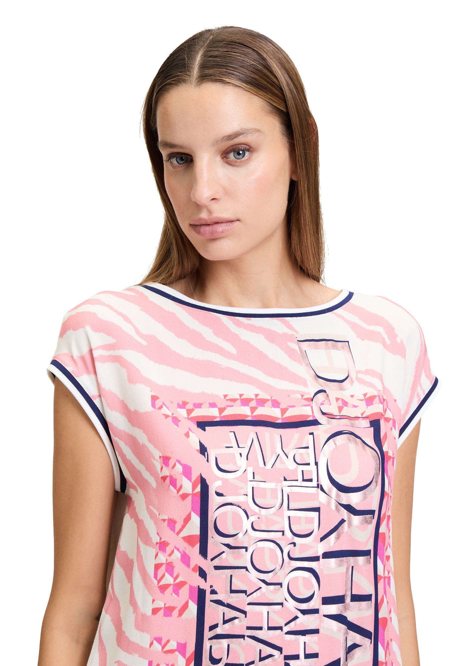 Betty Barclay Kurzarmshirt »Blusenshirt mit Tunnelzug«