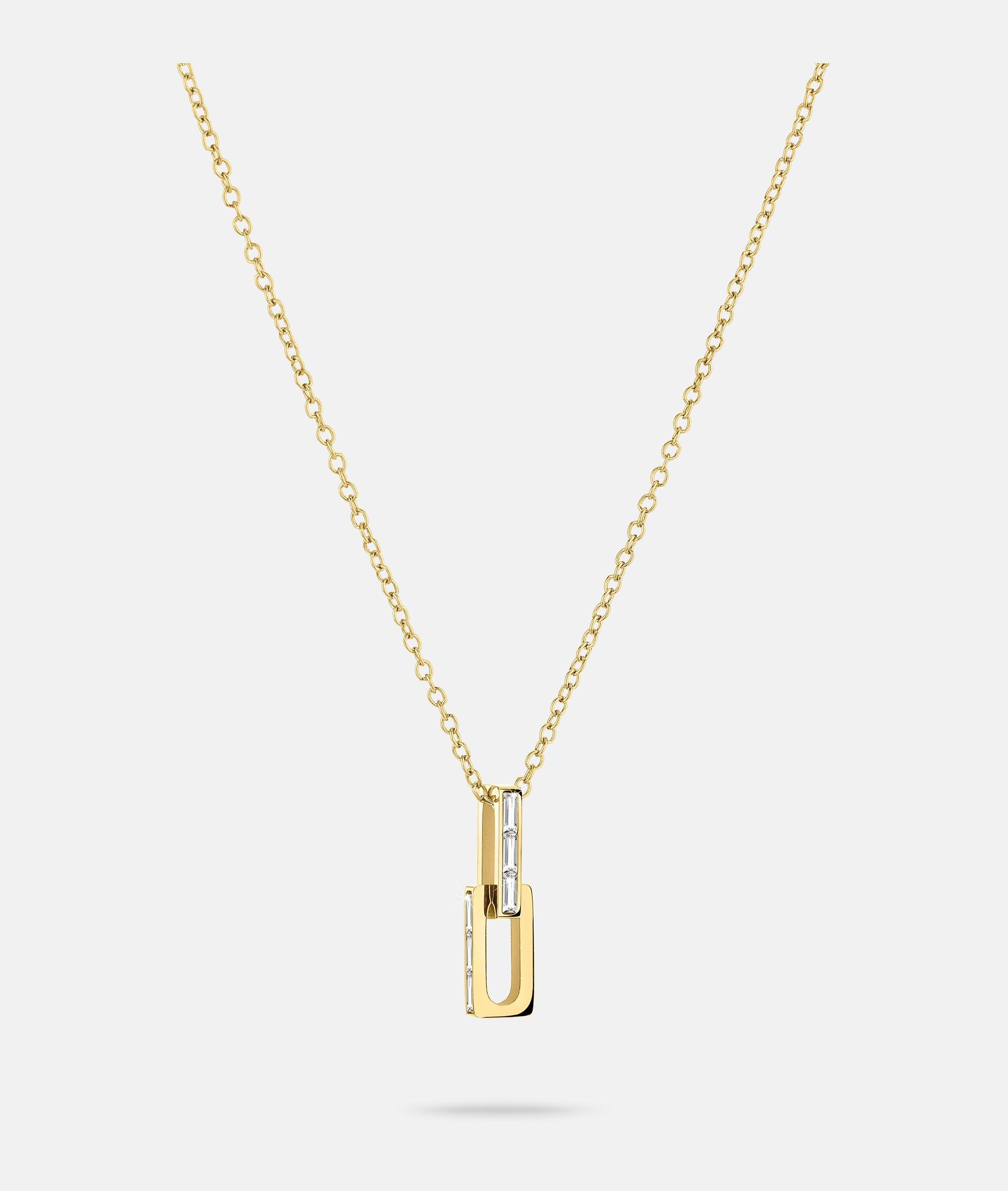 Liebeskind Berlin Kette mit Anhänger »Schmuck Edelstahl Halskette The Festive Mini Link Sparkle« mit Zirkonia (synth.)